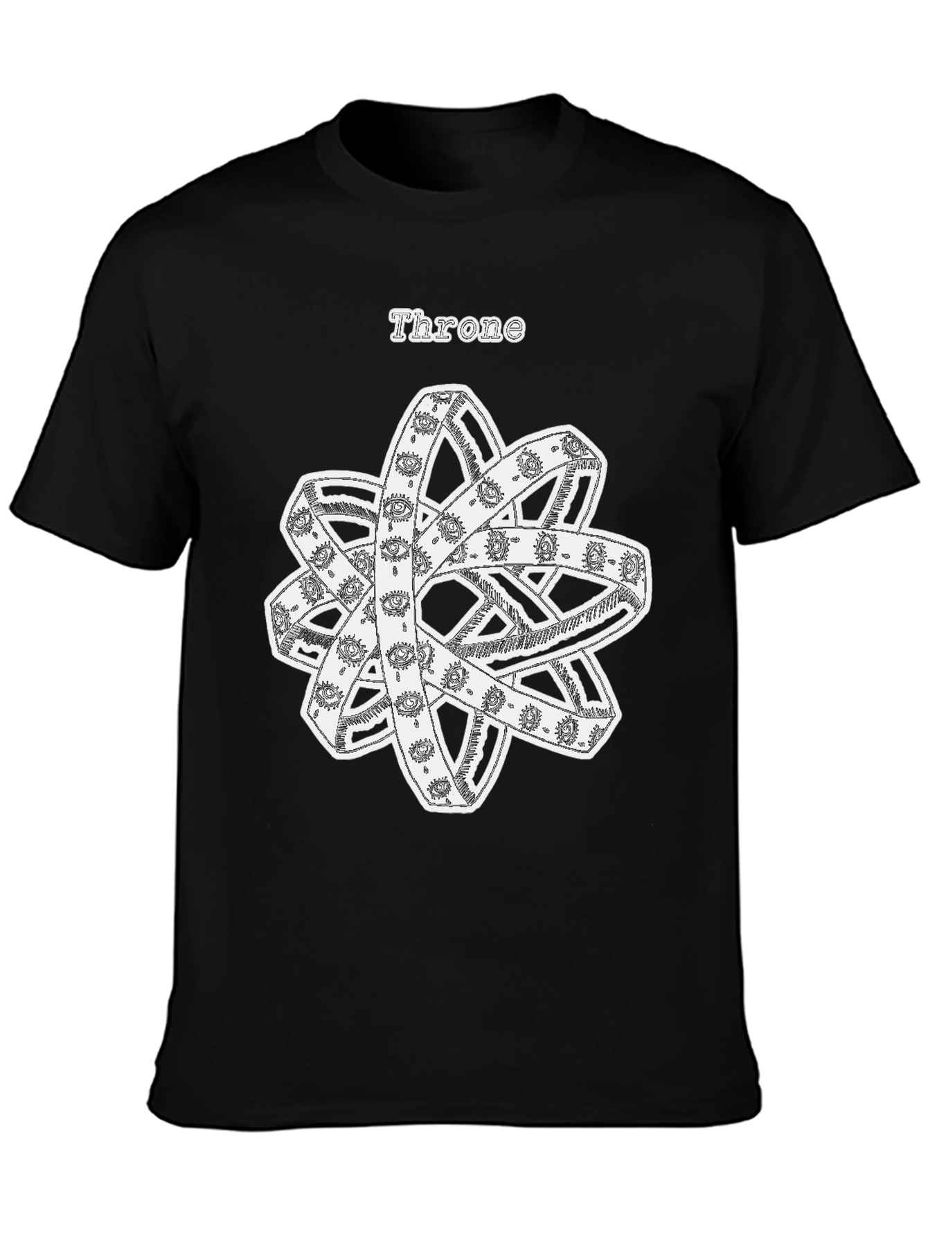 Throne Angelic T-Shirt | Occult Eye Rings Design