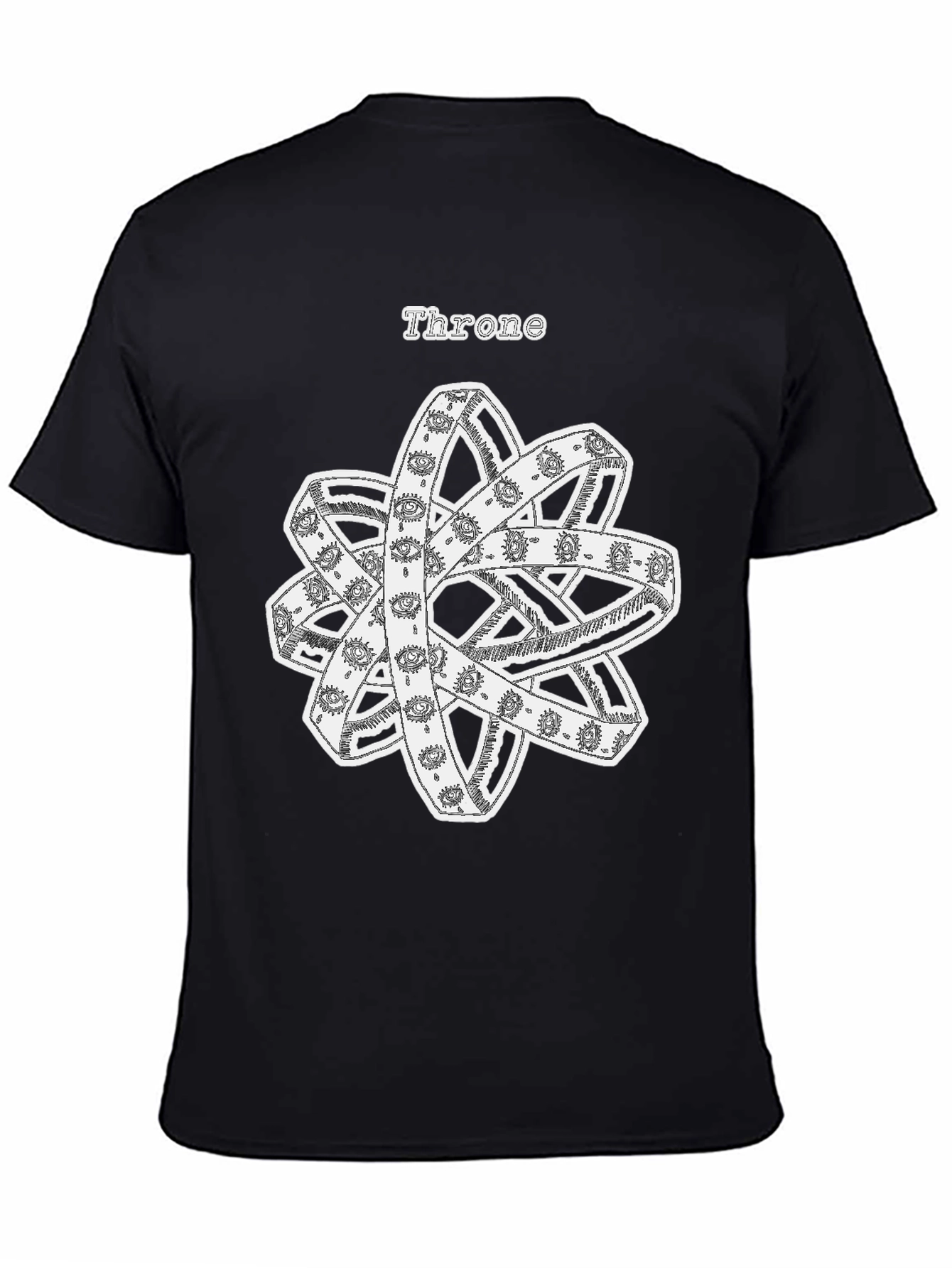 Throne Angelic T-Shirt | Occult Eye Rings Design