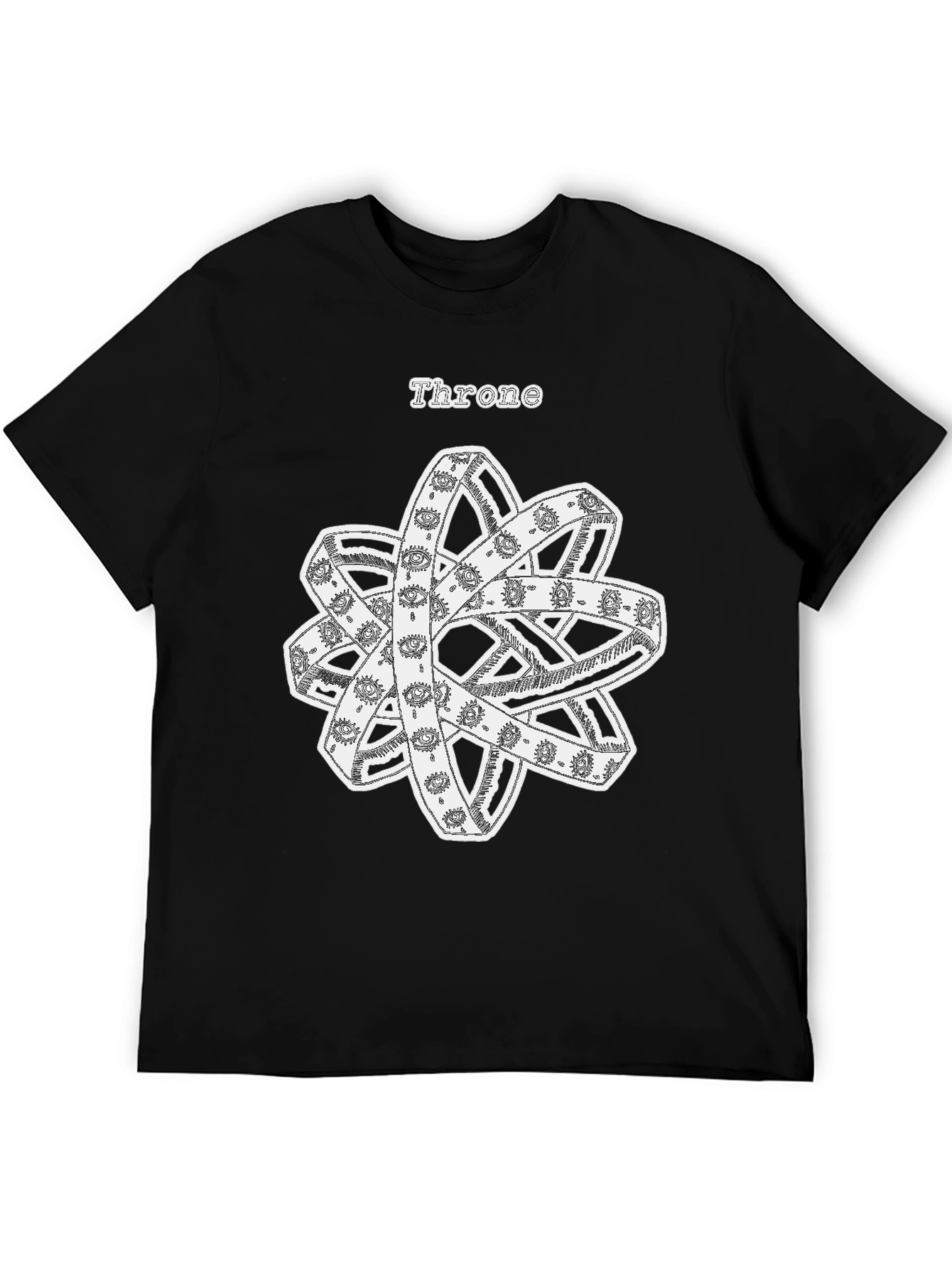 Throne Angelic T-Shirt | Occult Eye Rings Design