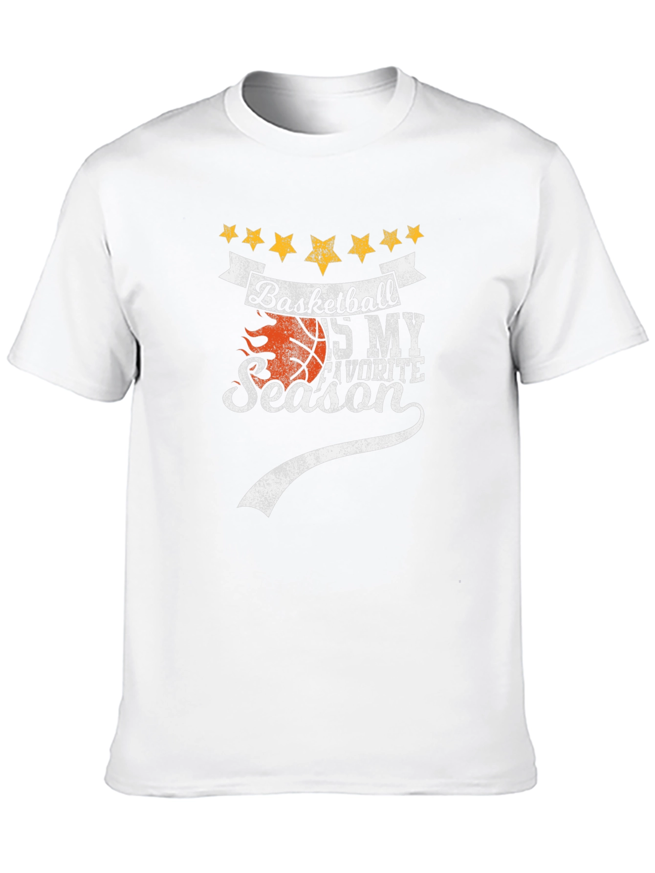 Basketball is My Favorite Season Black T-Shirt
