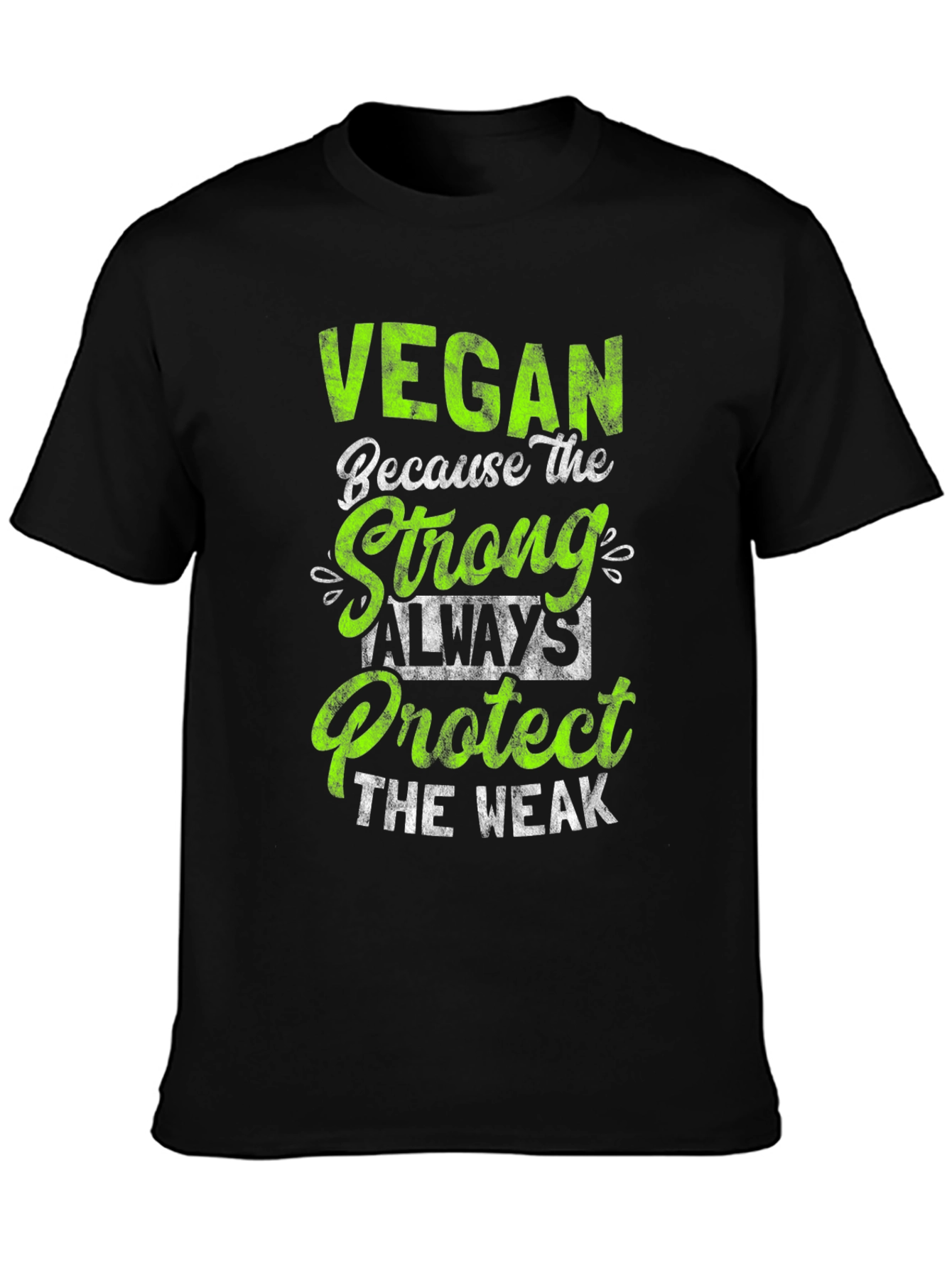 Vegan Strong Protect Graphic T-Shirt