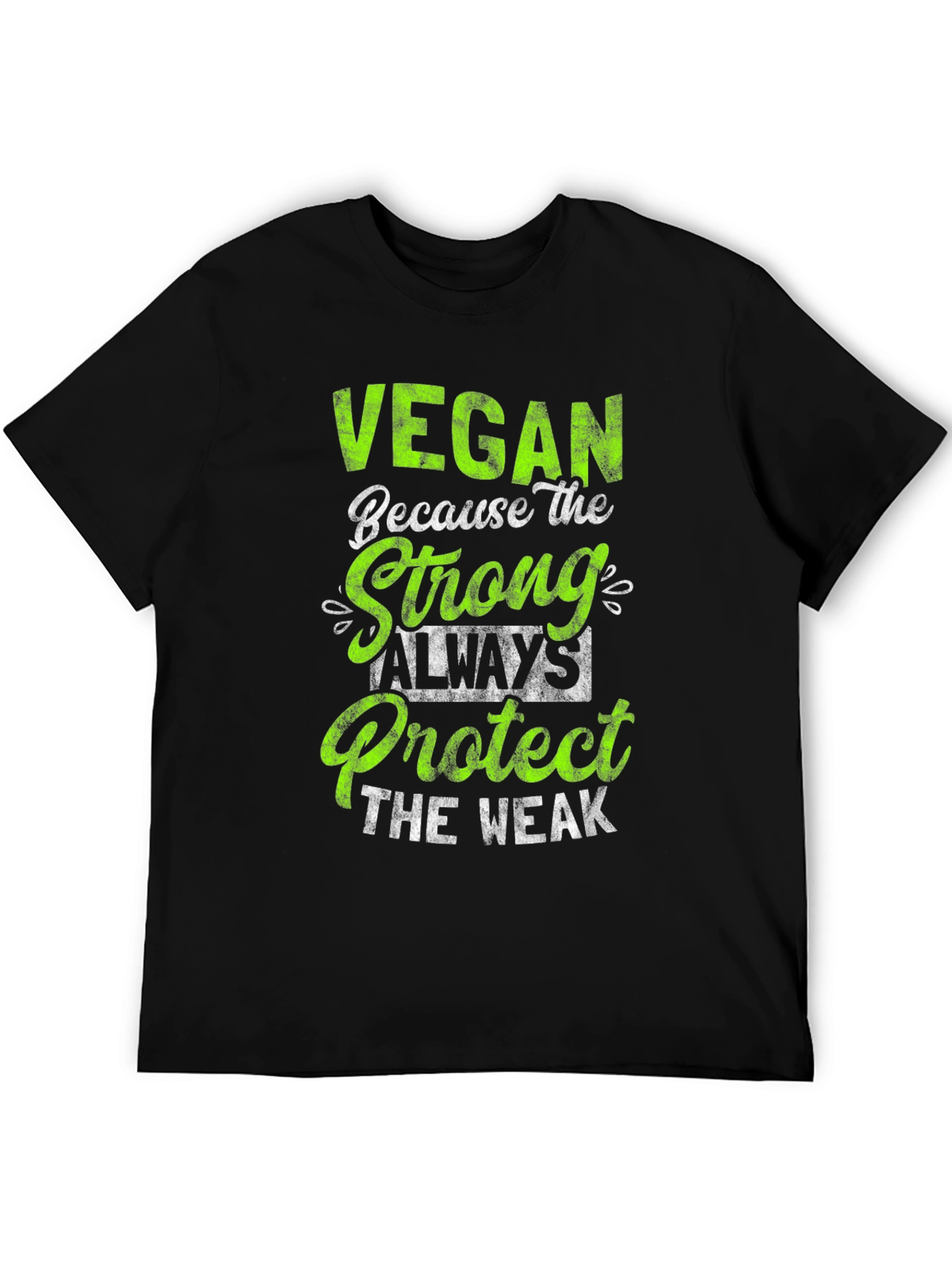 Vegan Strong Protect Graphic T-Shirt