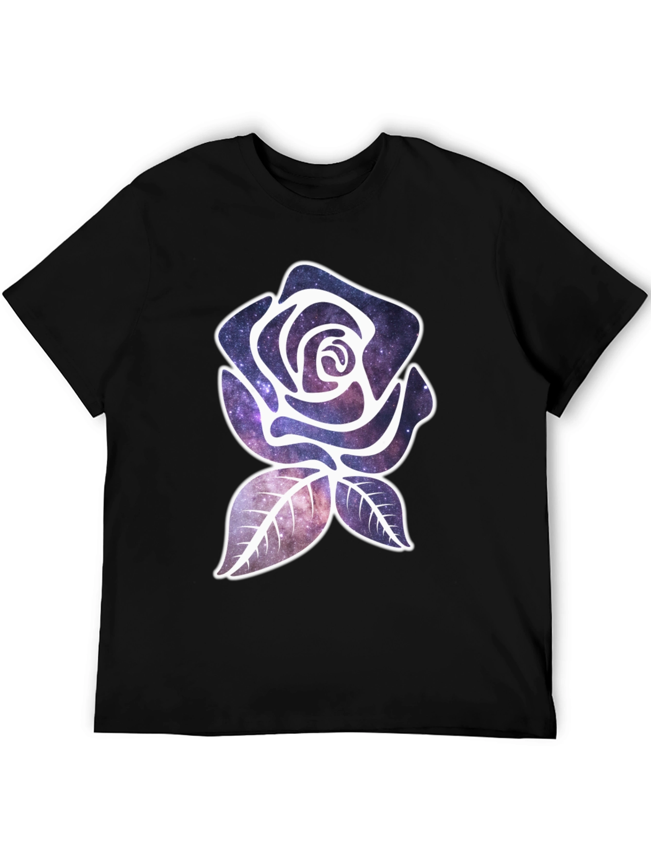 Galaxy Rose Graphic Tee - Unique Design