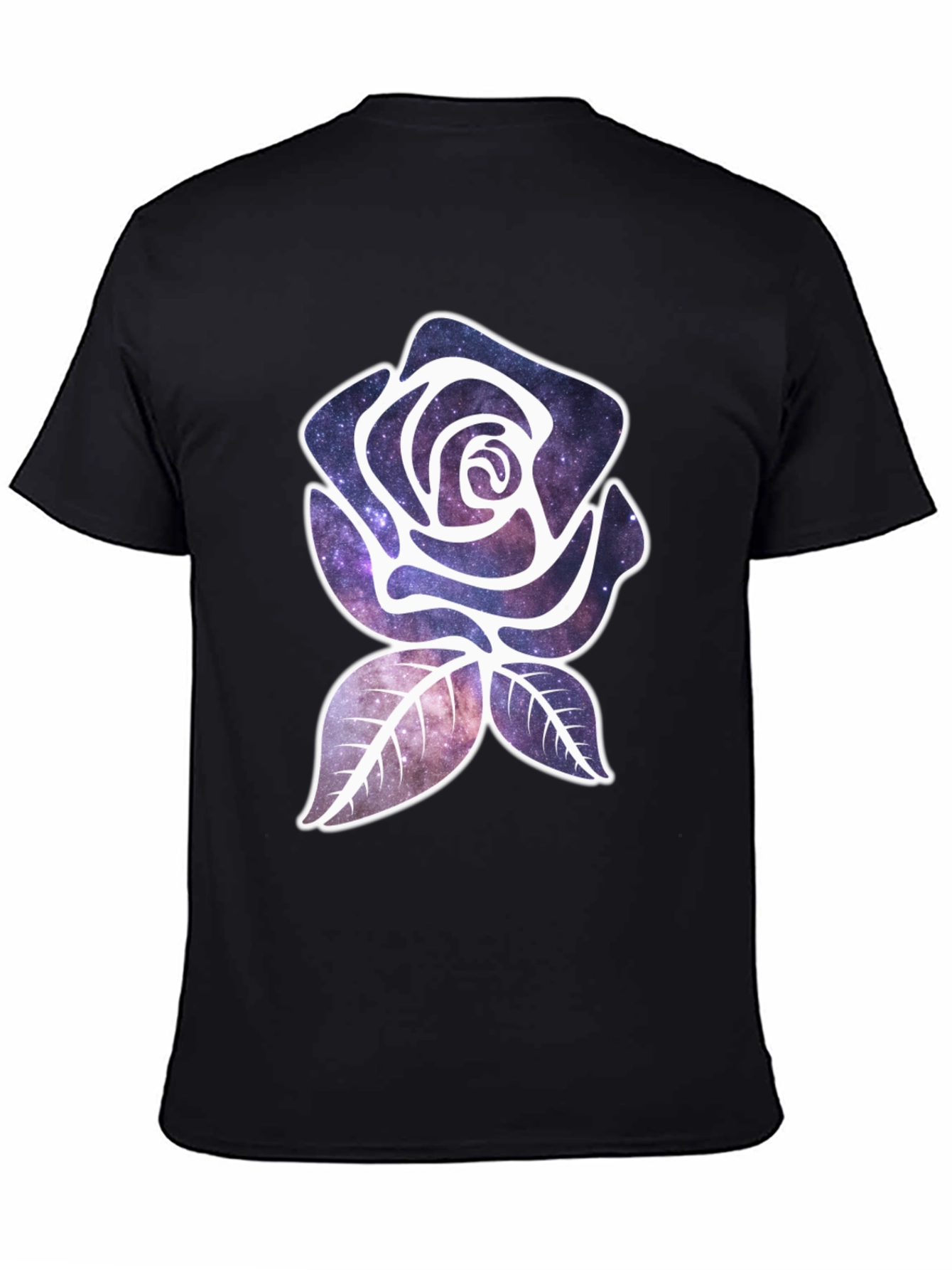 Galaxy Rose Graphic Tee - Unique Design