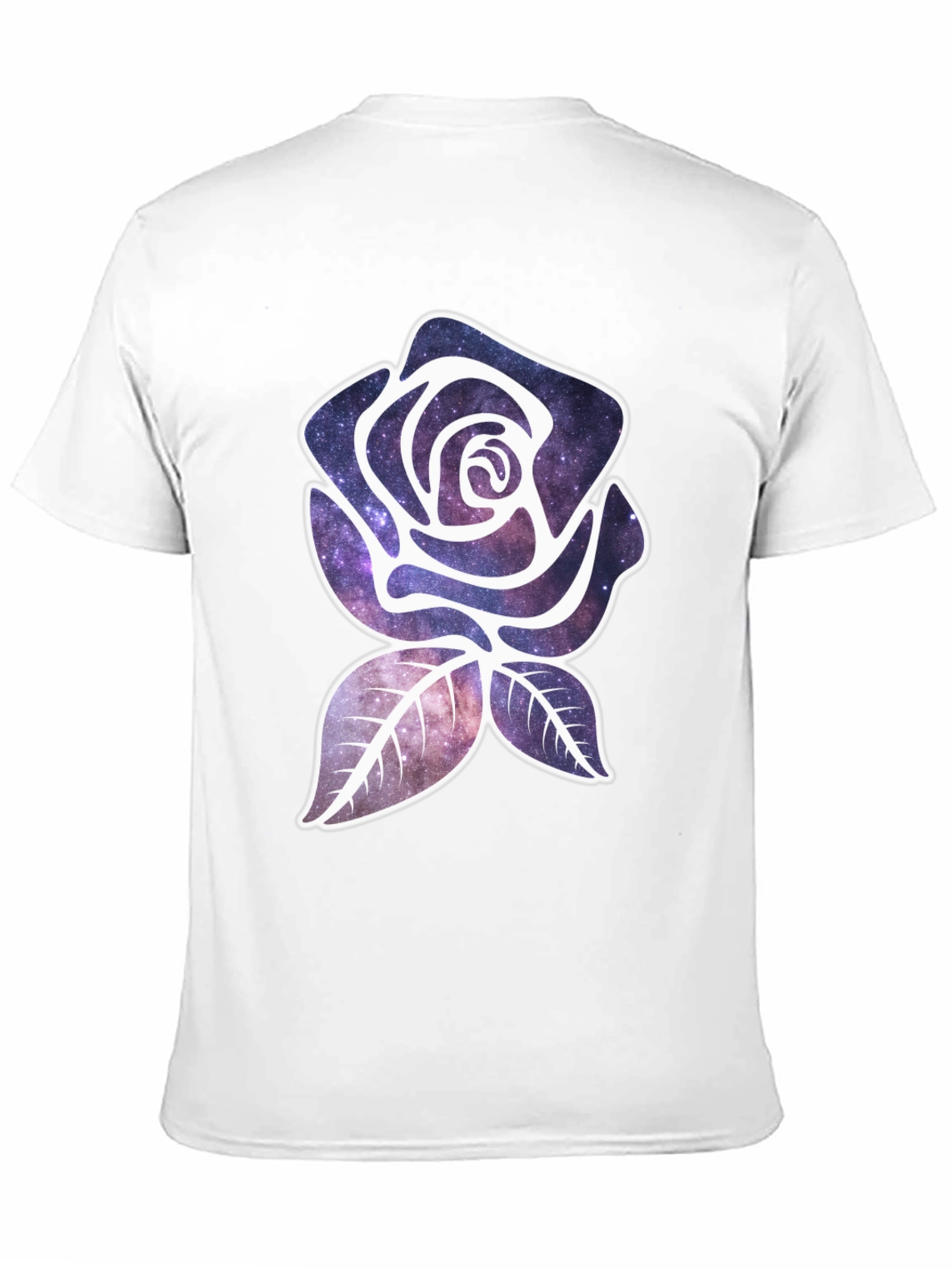 Galaxy Rose Graphic Tee - Unique Design