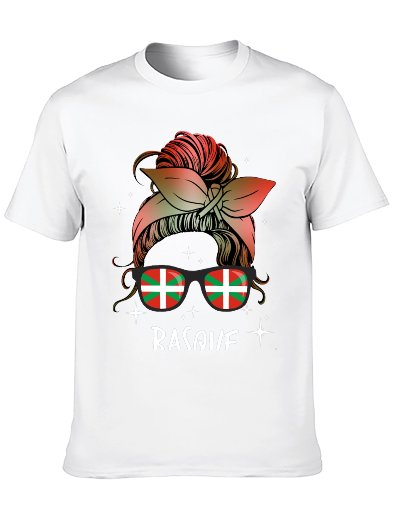 Basque Messy Bun T-Shirt