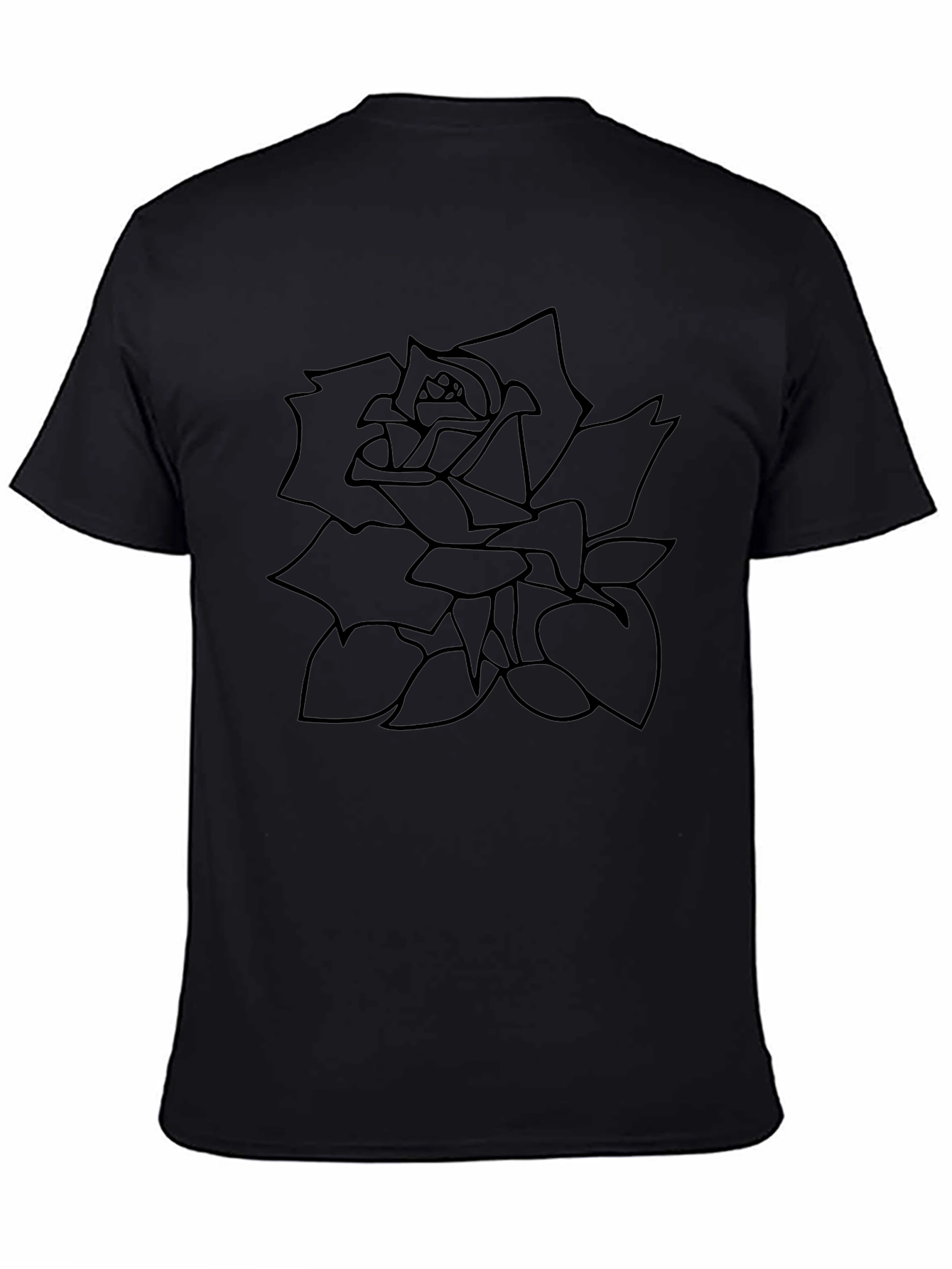 Black Rose Graphic Tee - Stylish & Unique!