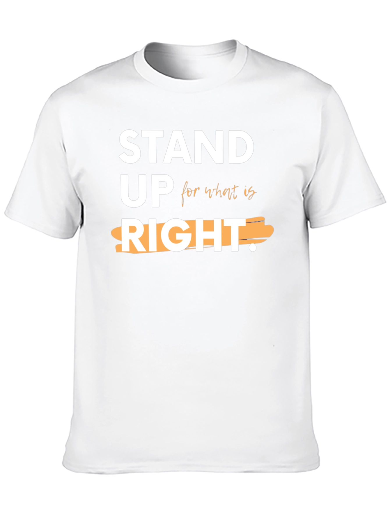 Stand Up For What Is Right Black T-Shirt