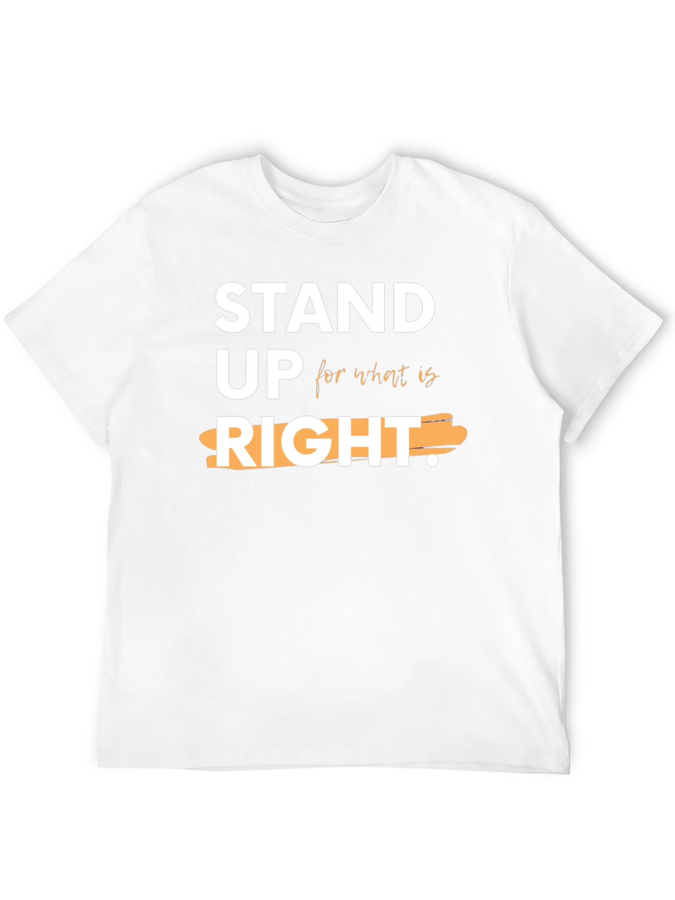 Stand Up For What Is Right Black T-Shirt