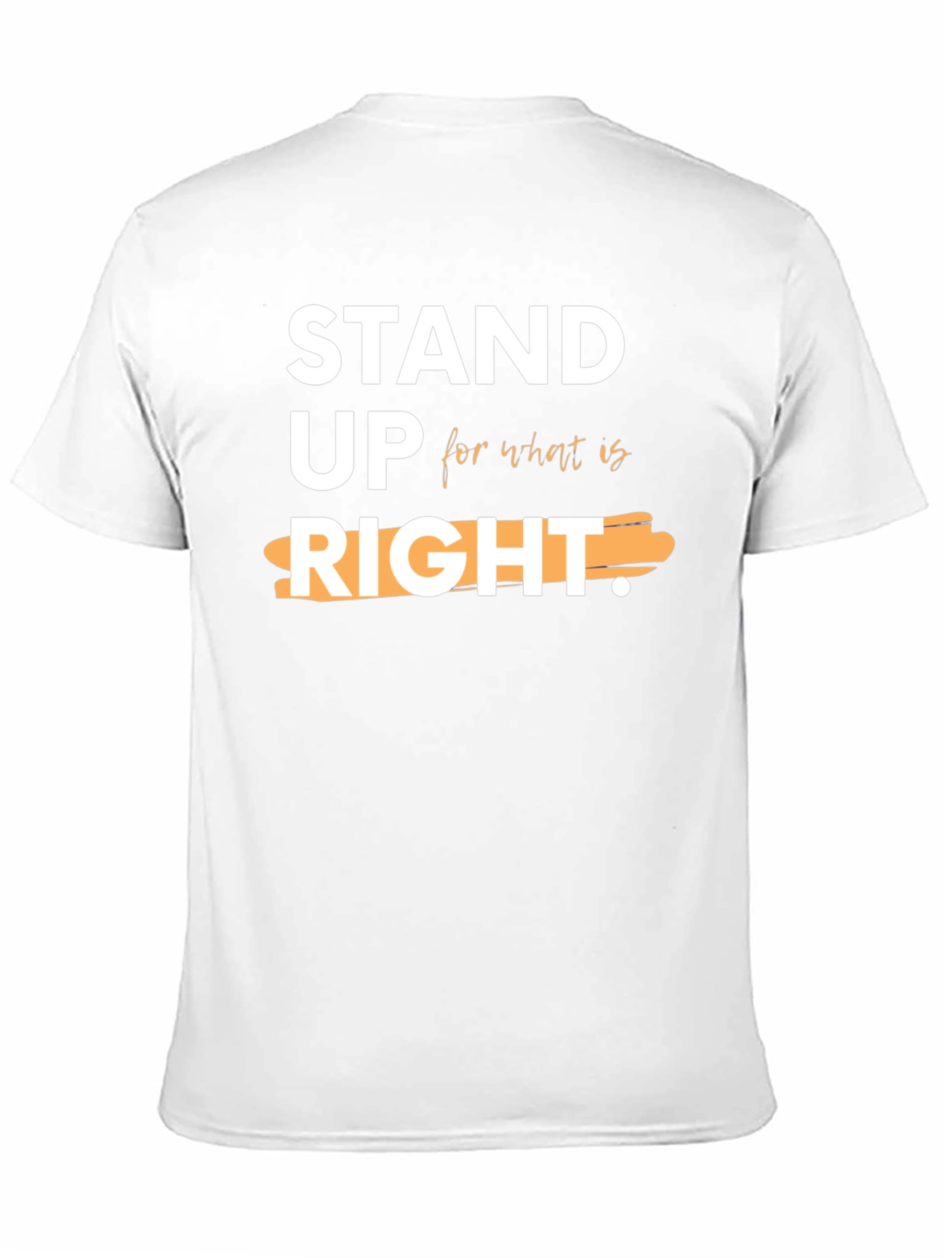 Stand Up For What Is Right Black T-Shirt