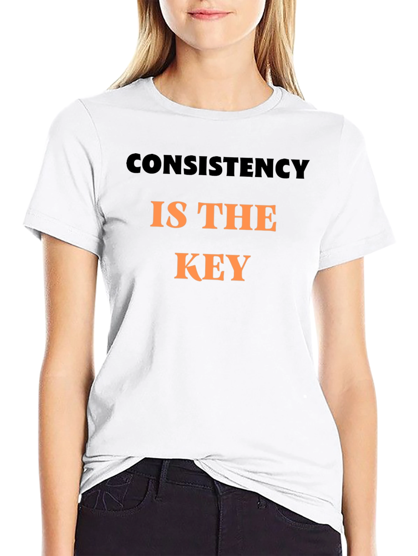 Consistency is Key Black T-Shirt