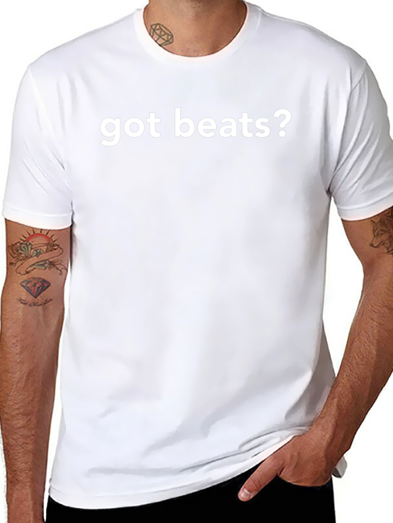 Got Beats? Black Graphic Tee