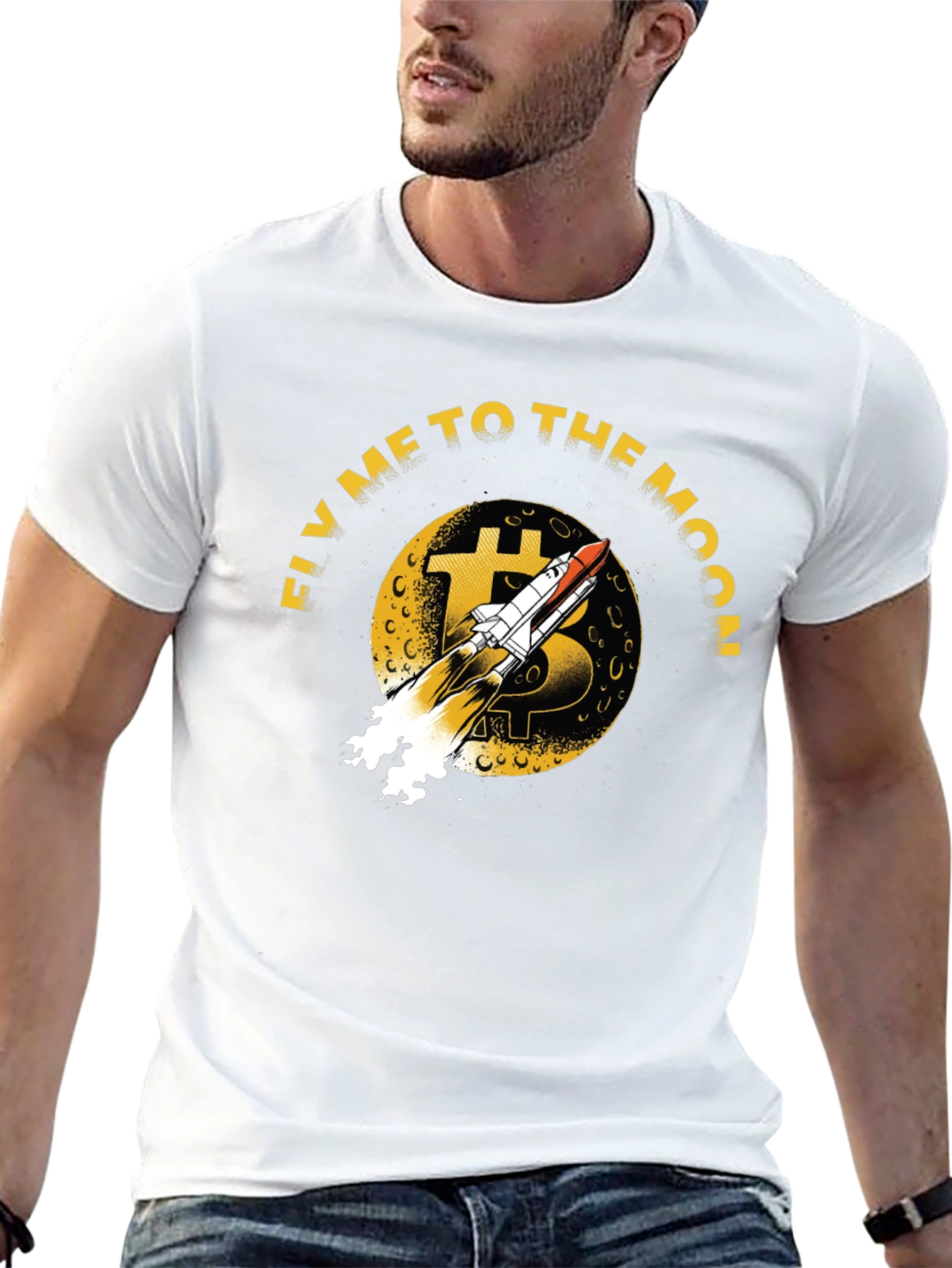 Fly Me To The Moon Bitcoin T-Shirt