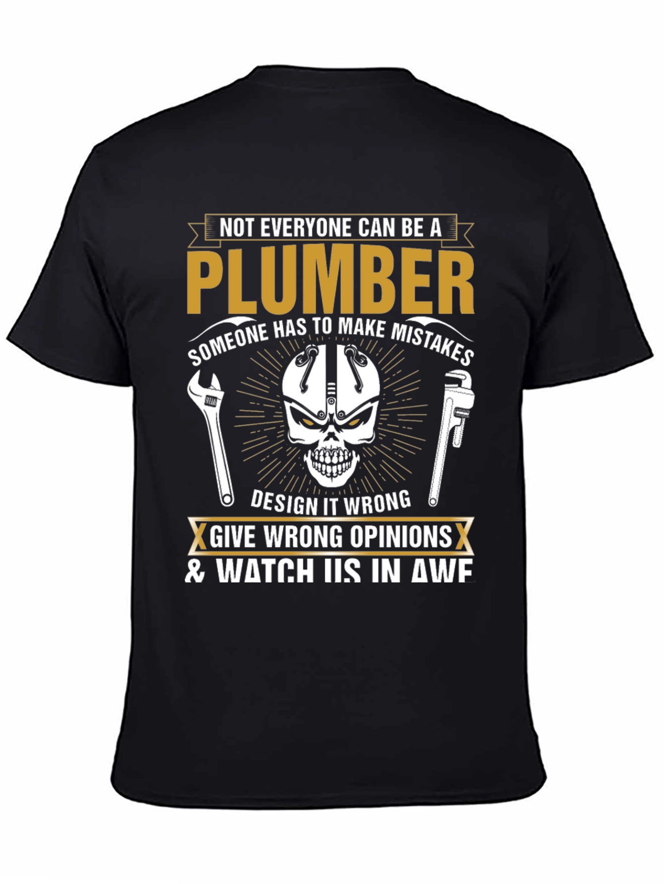 Plumber T-Shirt - Humorous Graphic Tee