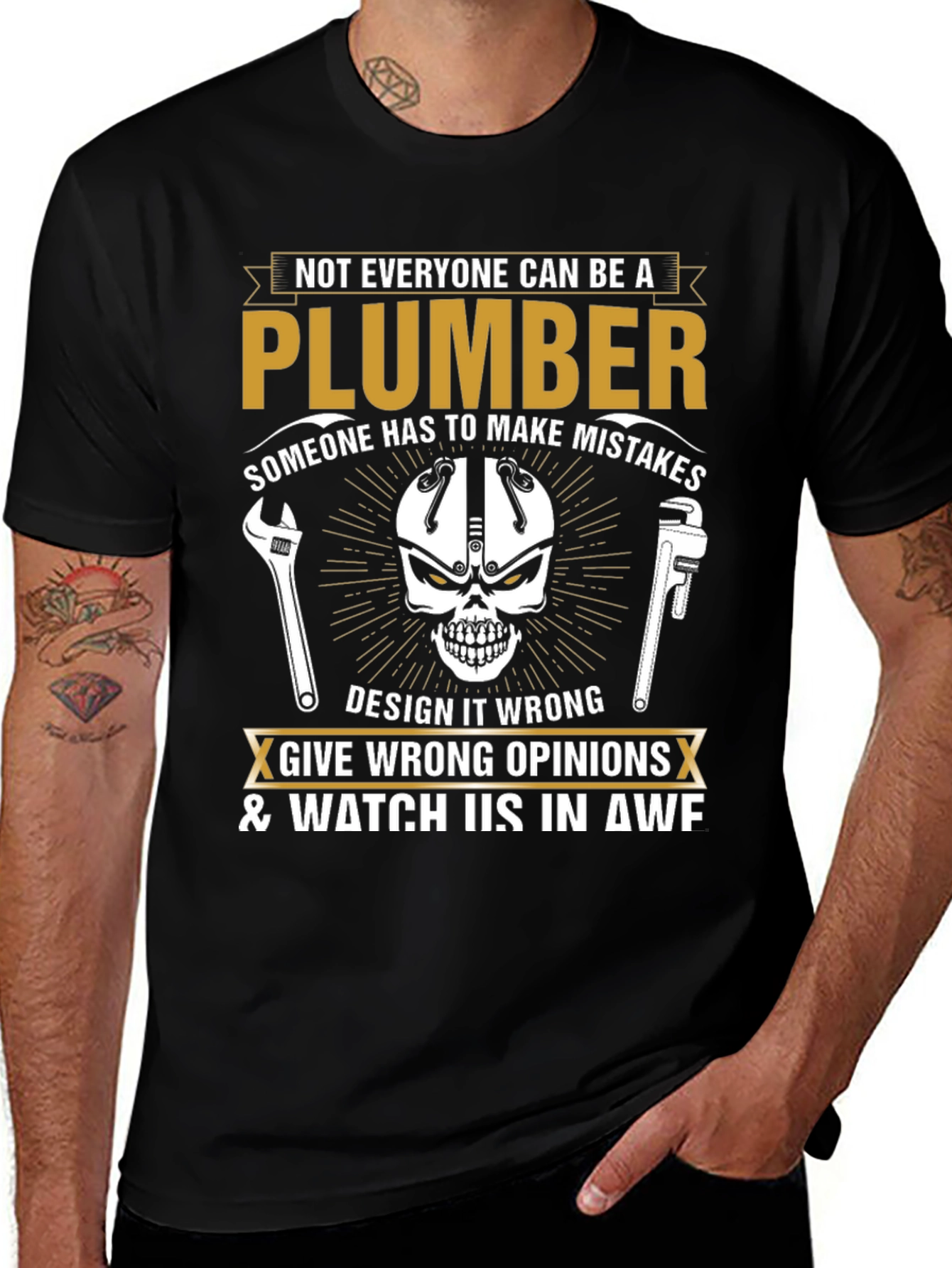 Plumber T-Shirt - Humorous Graphic Tee