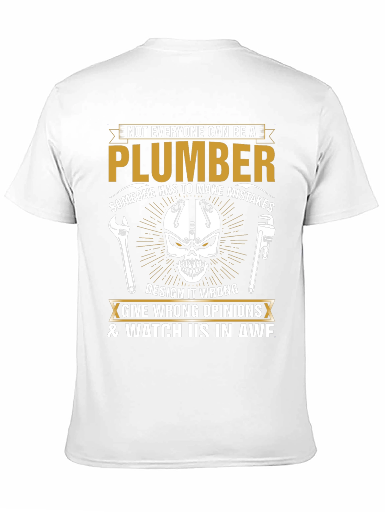 Plumber T-Shirt - Humorous Graphic Tee