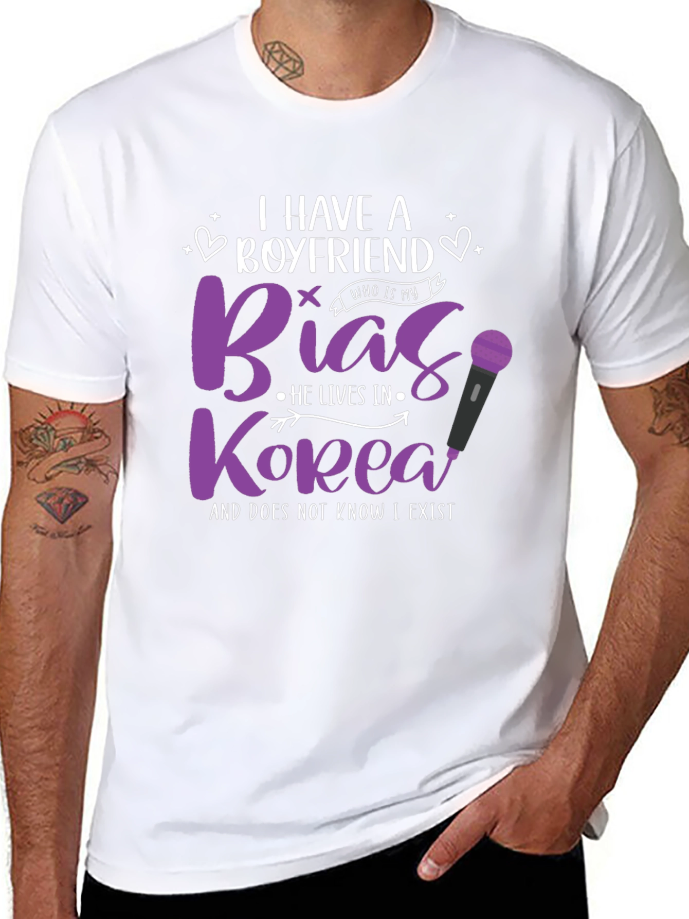 I Have A Boyfriend Bias Korea T-Shirt