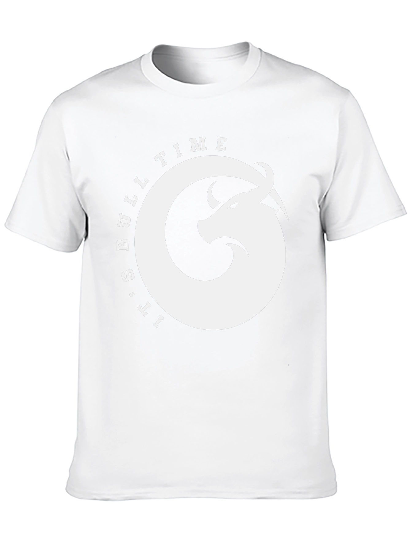 Bull Time Black Graphic Tee