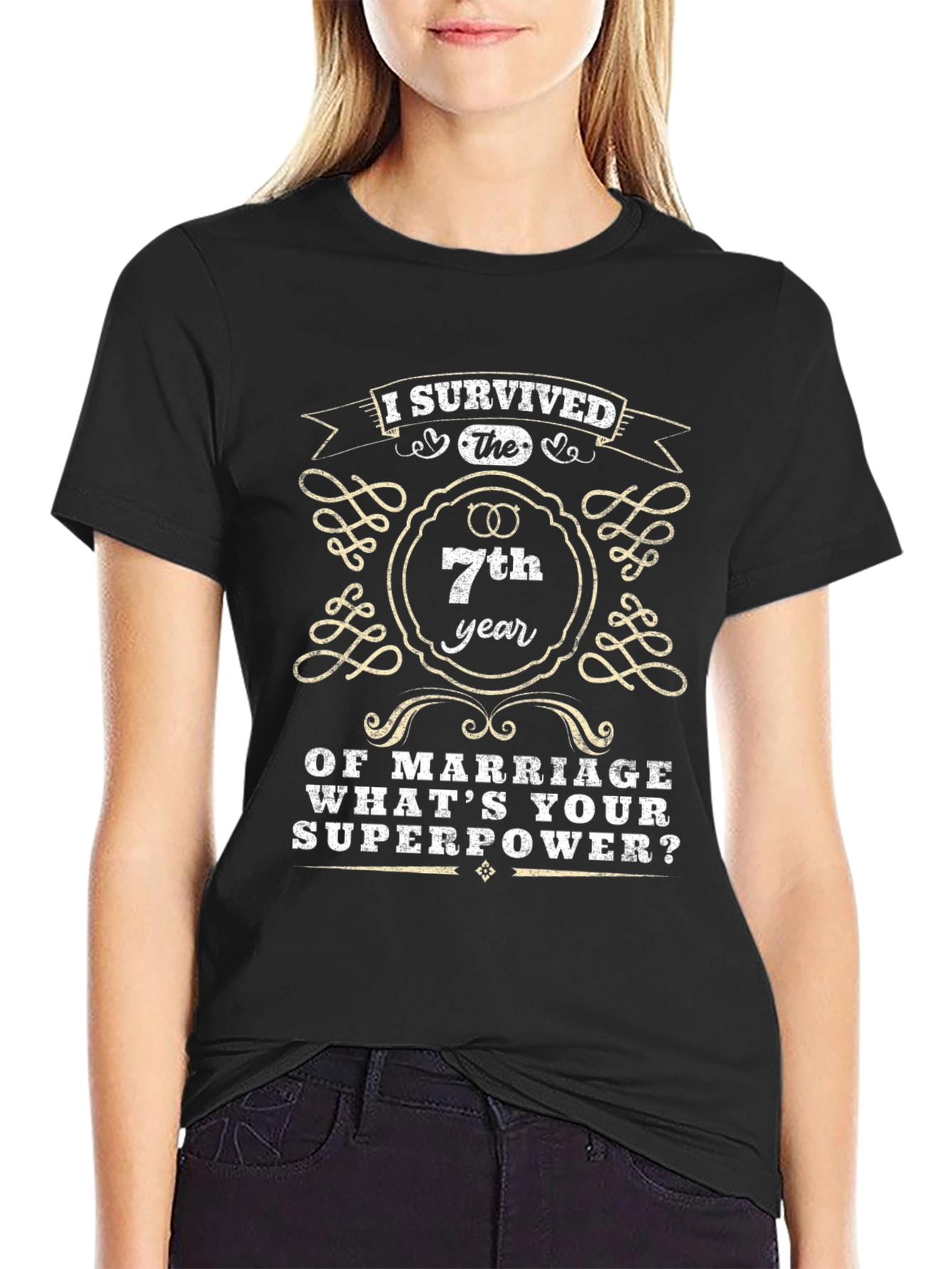 7th Anniversary I Survived T-Shirt