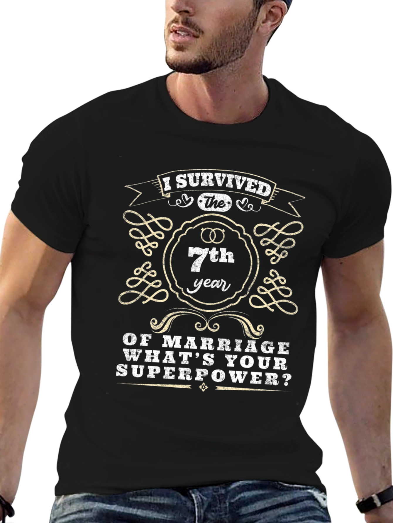 7th Anniversary I Survived T-Shirt