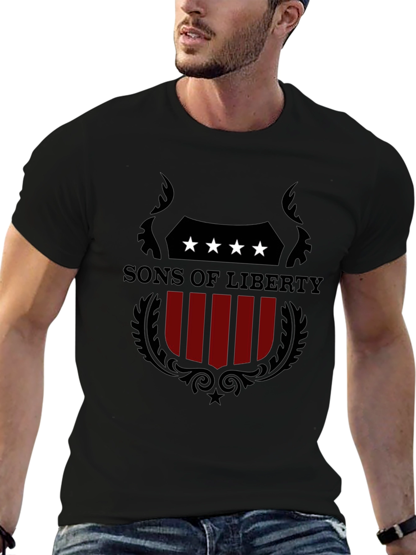 Sons of Liberty Black Graphic Tee