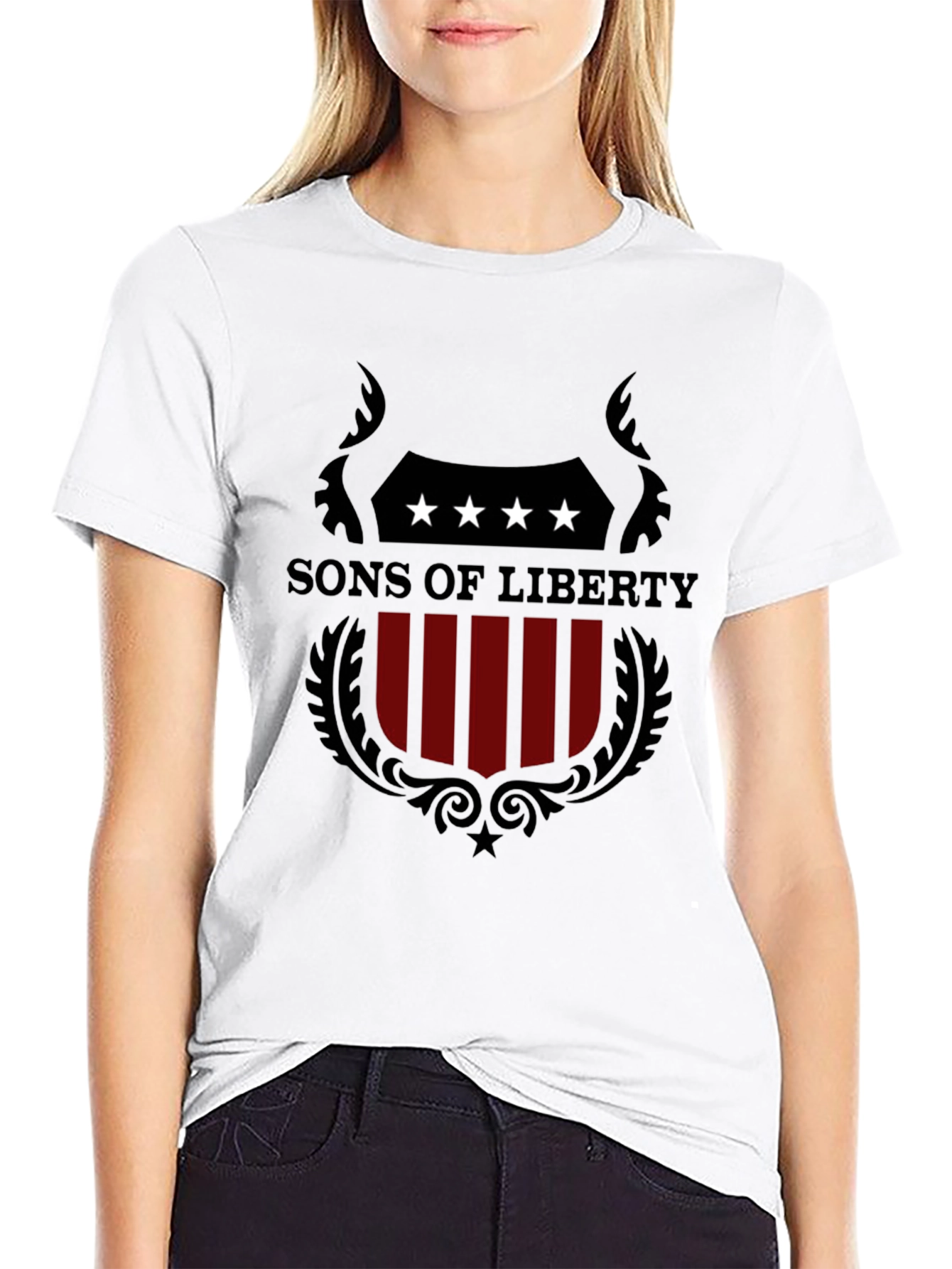 Sons of Liberty Black Graphic Tee