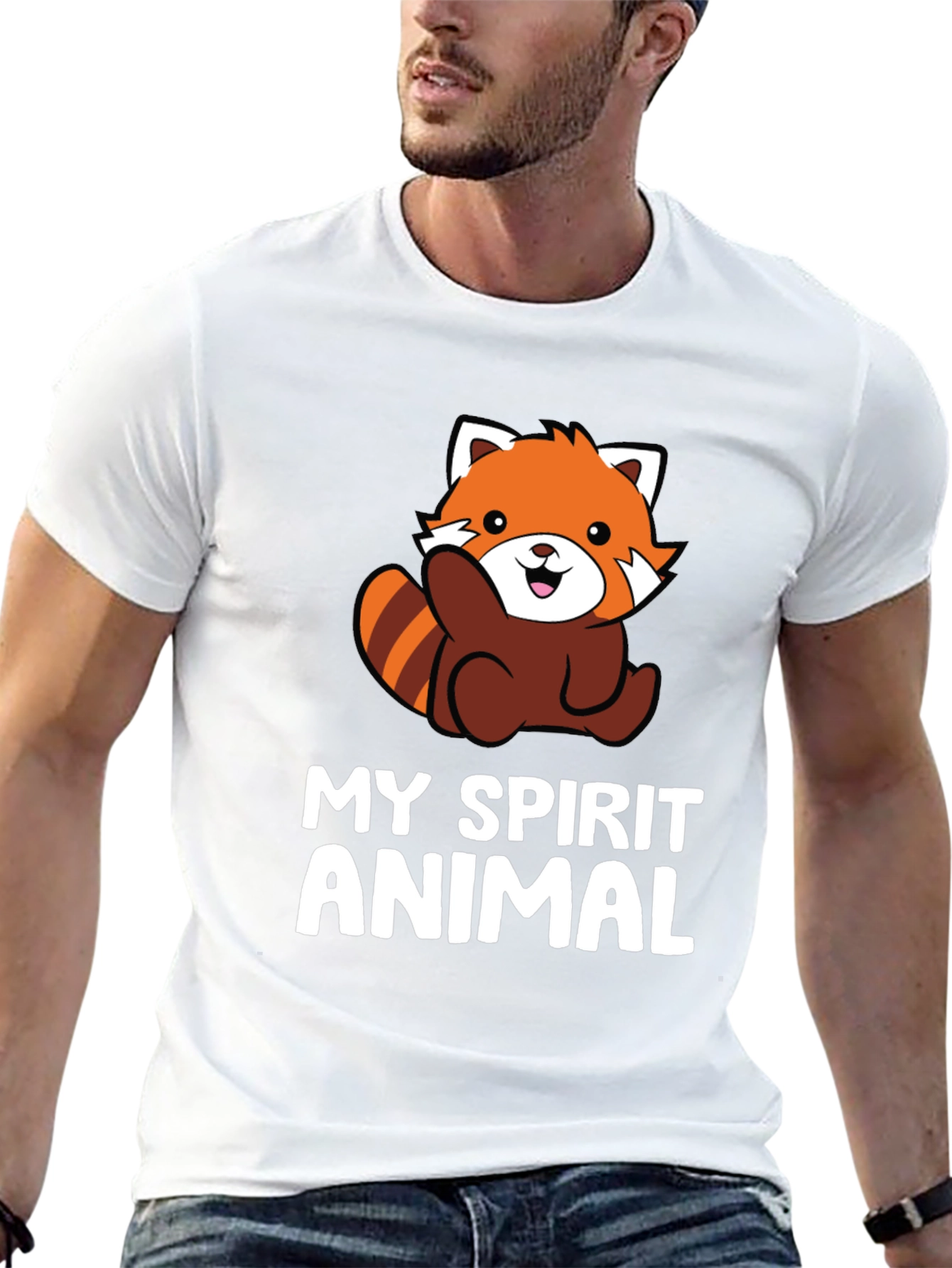 Red Panda Spirit Animal Graphic Tee