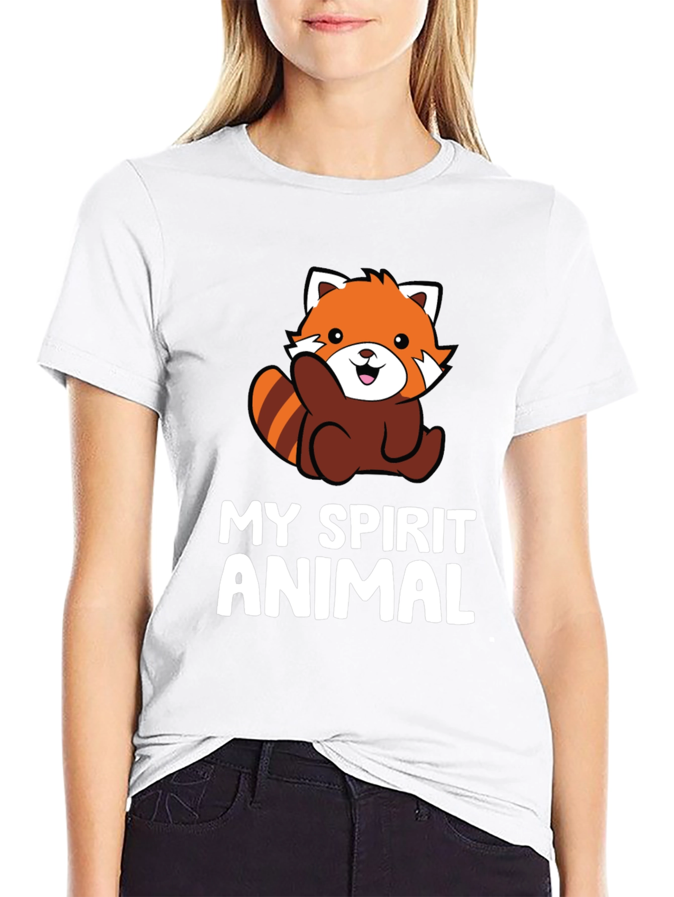 Red Panda Spirit Animal Graphic Tee