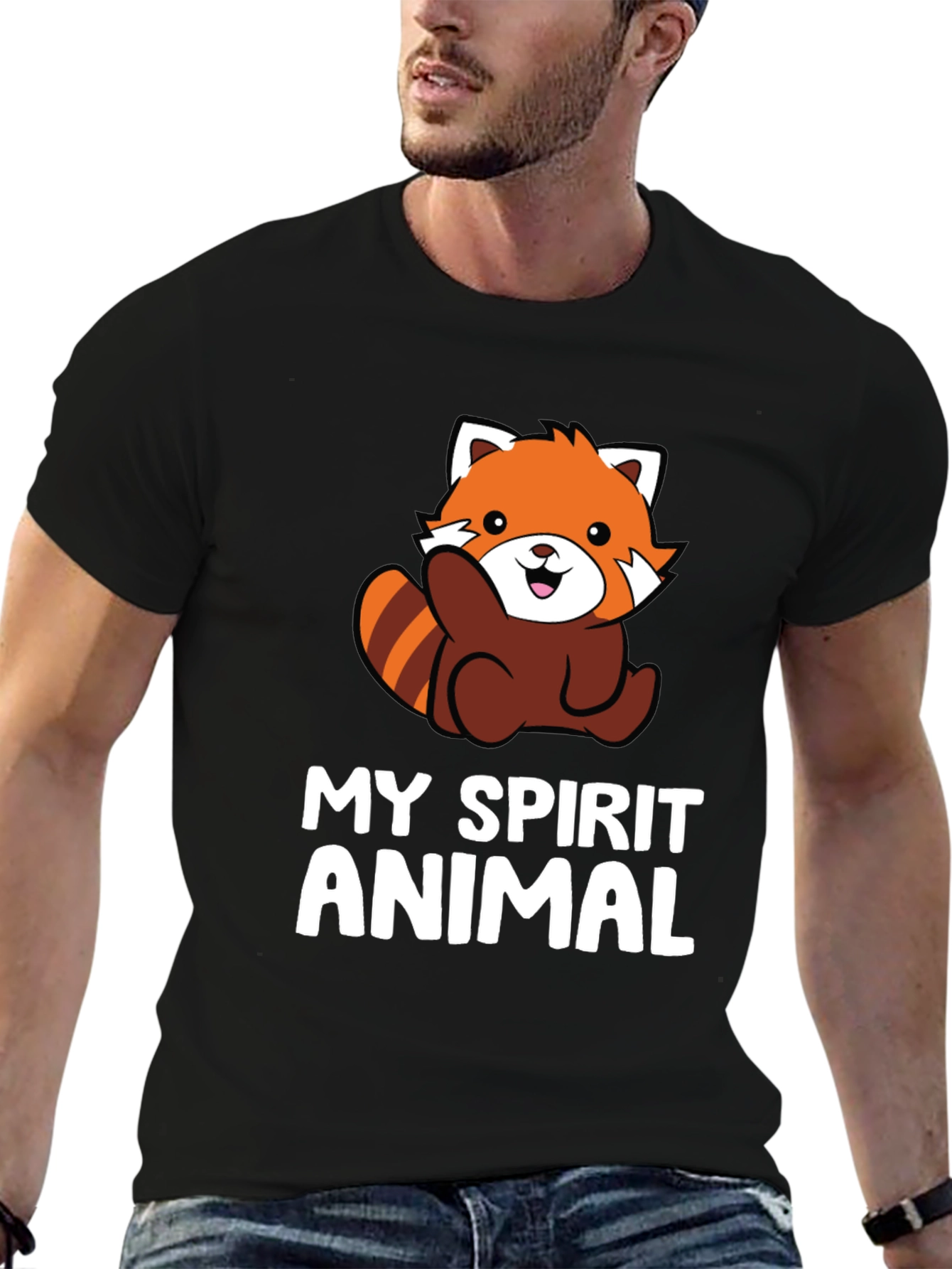 Red Panda Spirit Animal Graphic Tee
