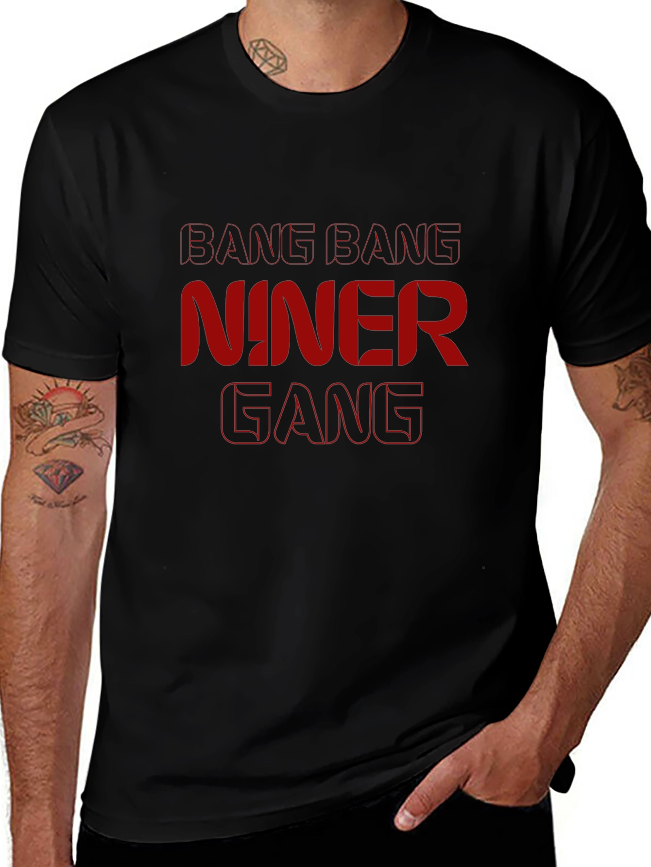 Bang Bang Niner Gang T-Shirt - Fan Apparel