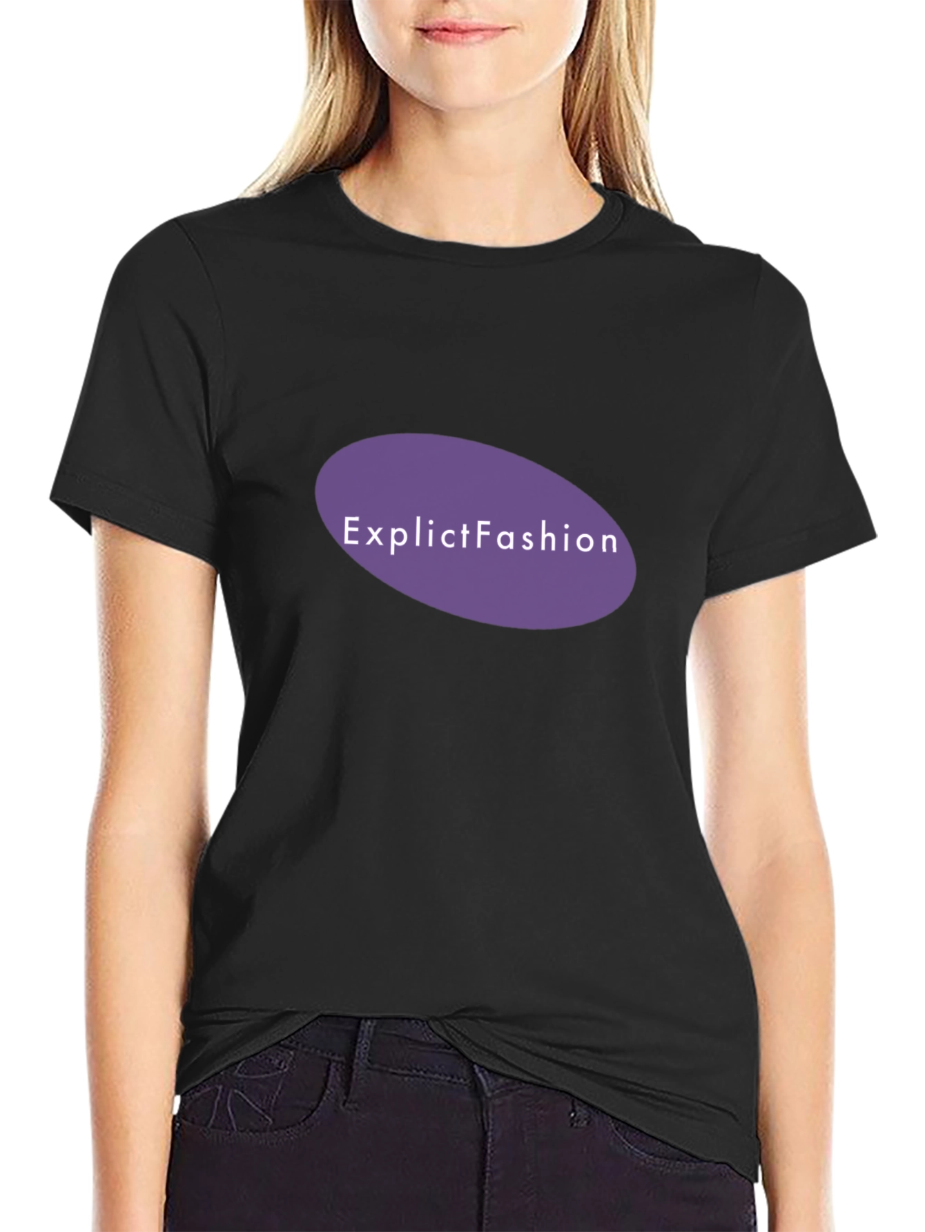 Explicit Fashion Tee - Stylish Black T-Shirt