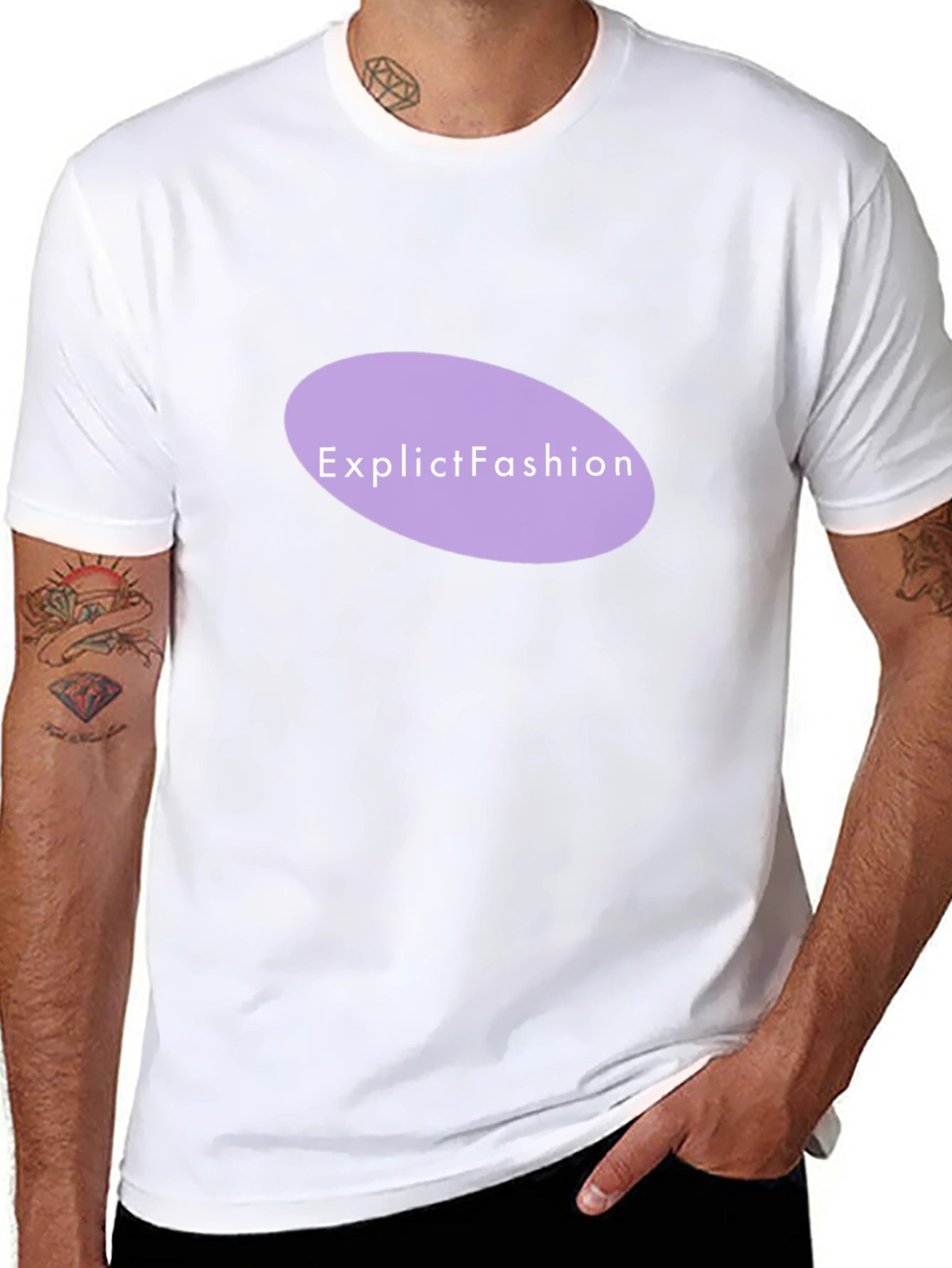 Explicit Fashion Tee - Stylish Black T-Shirt