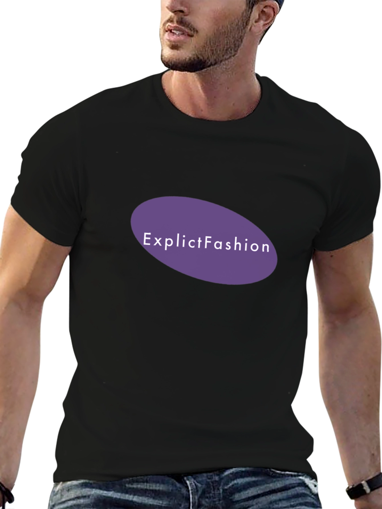 Explicit Fashion Tee - Stylish Black T-Shirt