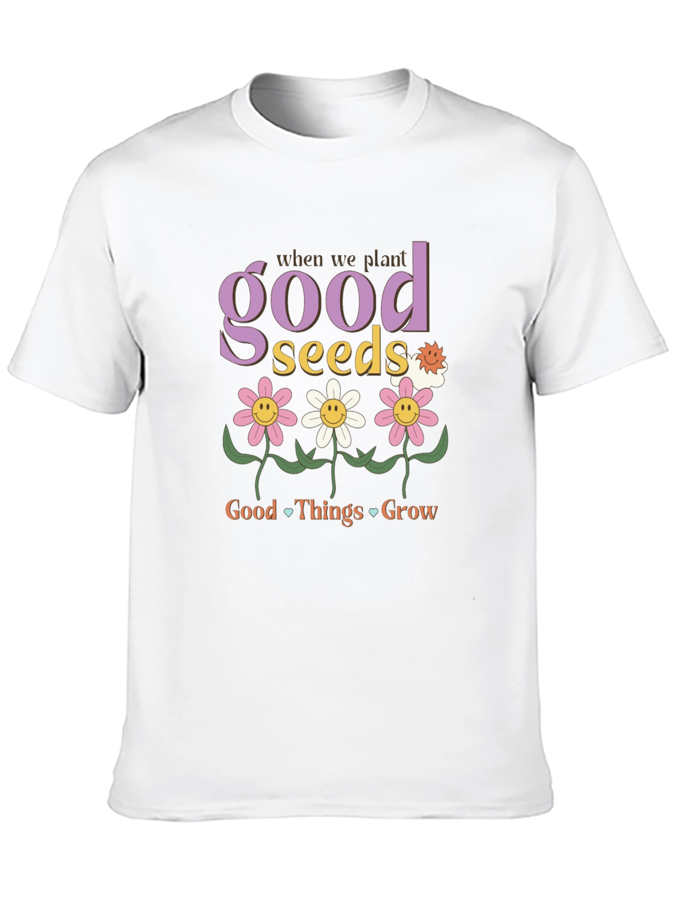 Good Seeds Grow T-Shirt - Black Graphic Tee