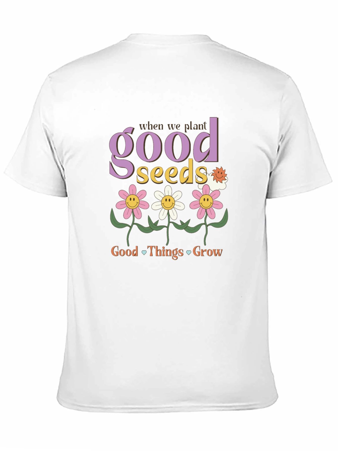 Good Seeds Grow T-Shirt - Black Graphic Tee