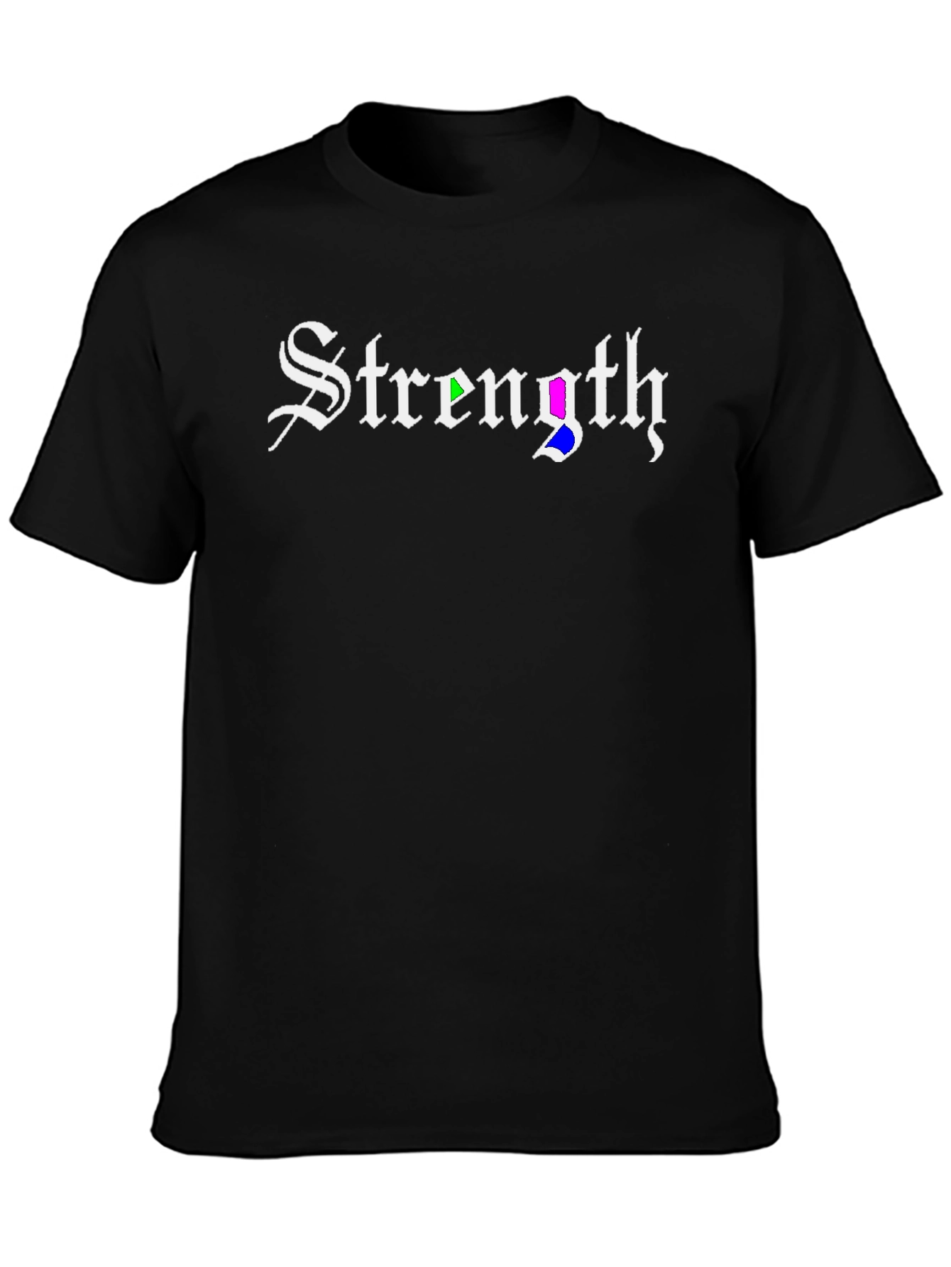 Strength Graphic Tee - Mens Black T-Shirt