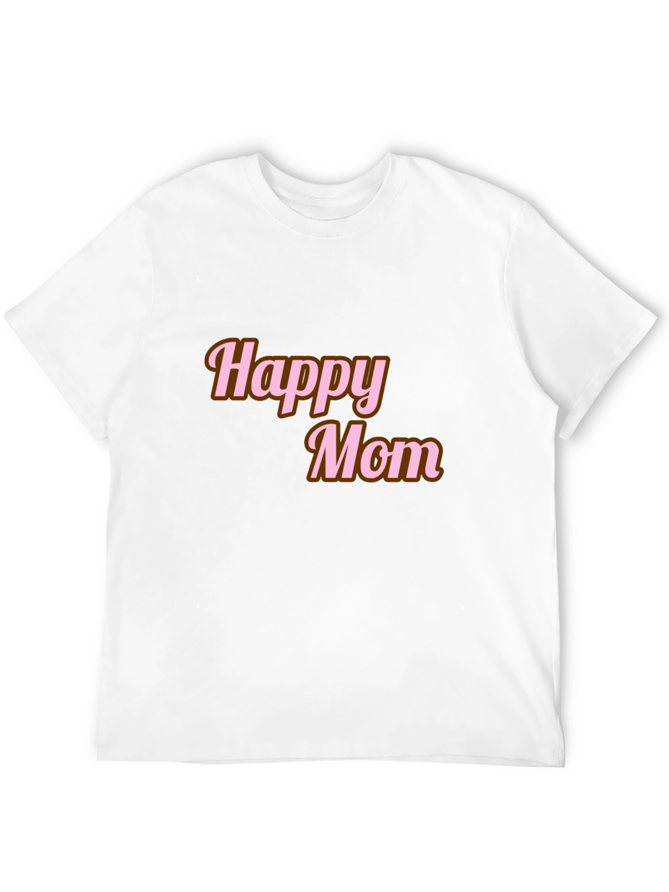 Happy Mom Black T-Shirt