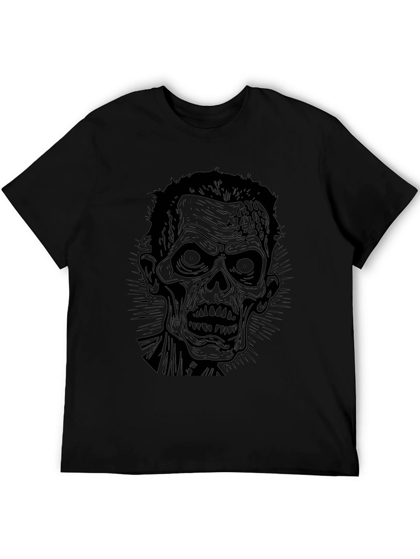 Zombie Graphic Black T-Shirt
