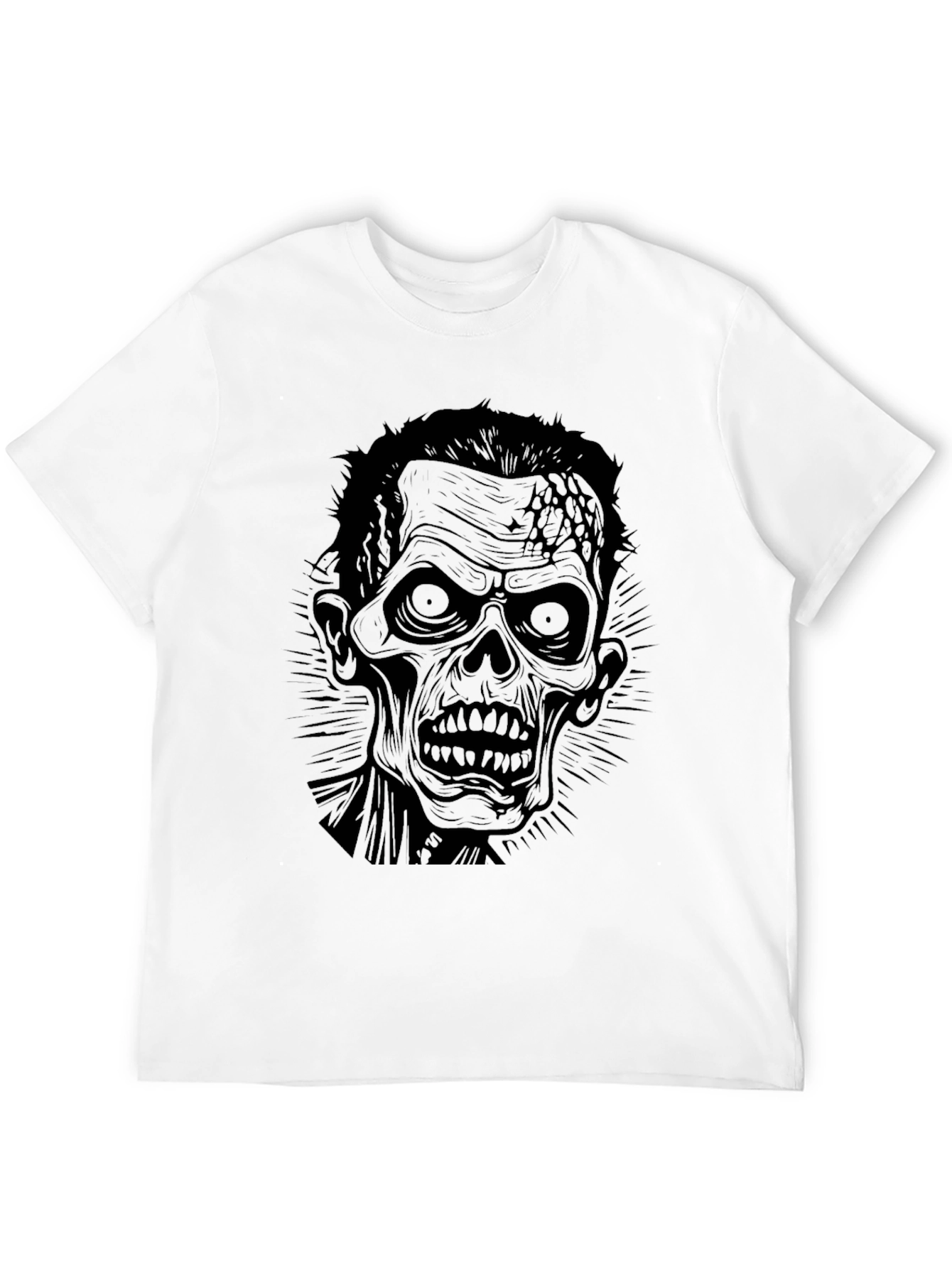 Zombie Graphic Black T-Shirt