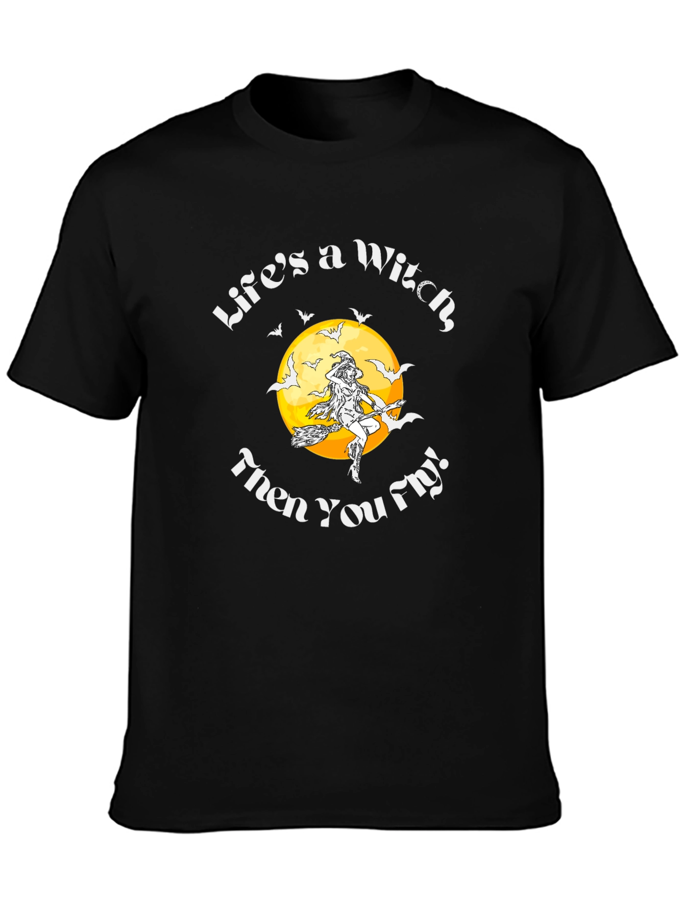 Lifes a Witch Halloween Graphic Tee