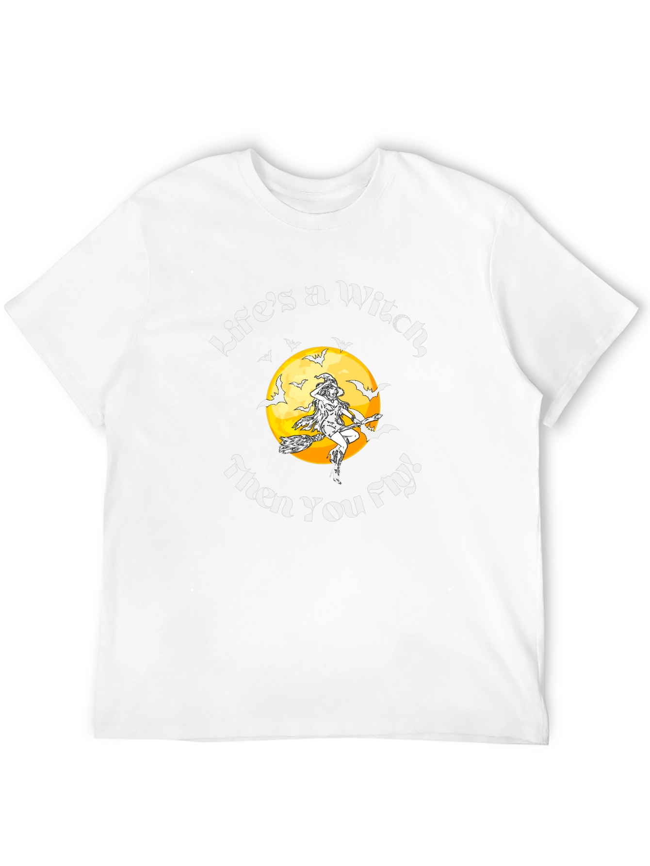 Lifes a Witch Halloween Graphic Tee