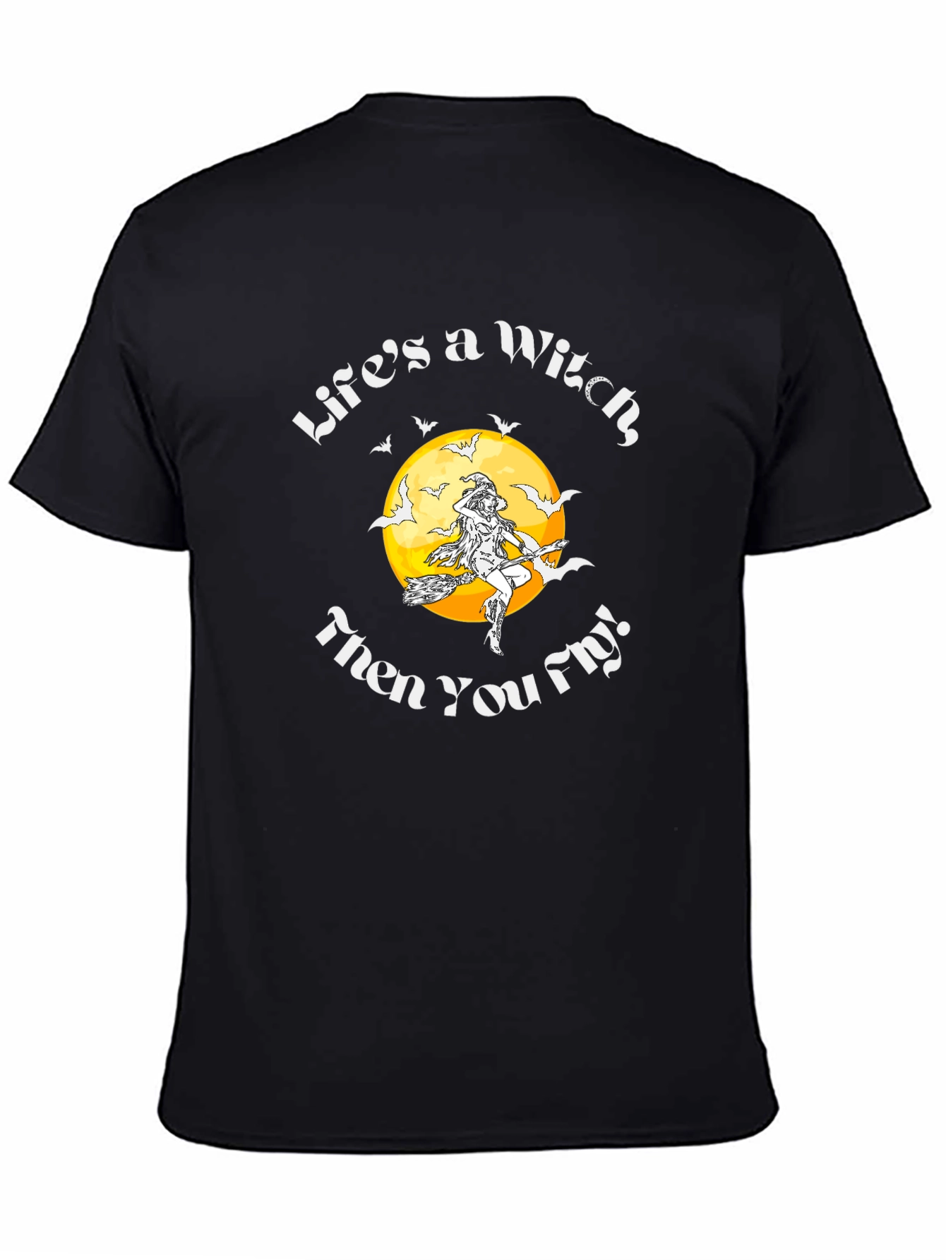Lifes a Witch Halloween Graphic Tee
