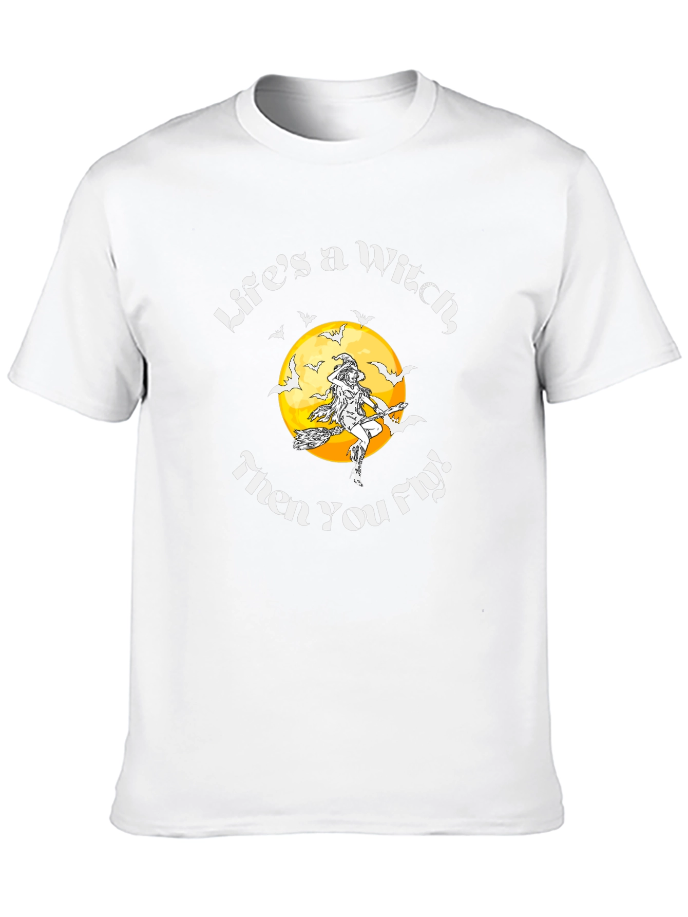 Lifes a Witch Halloween Graphic Tee