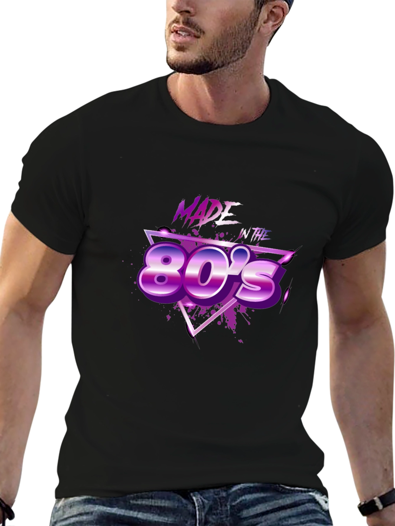 Made in the 80s Black T-Shirt