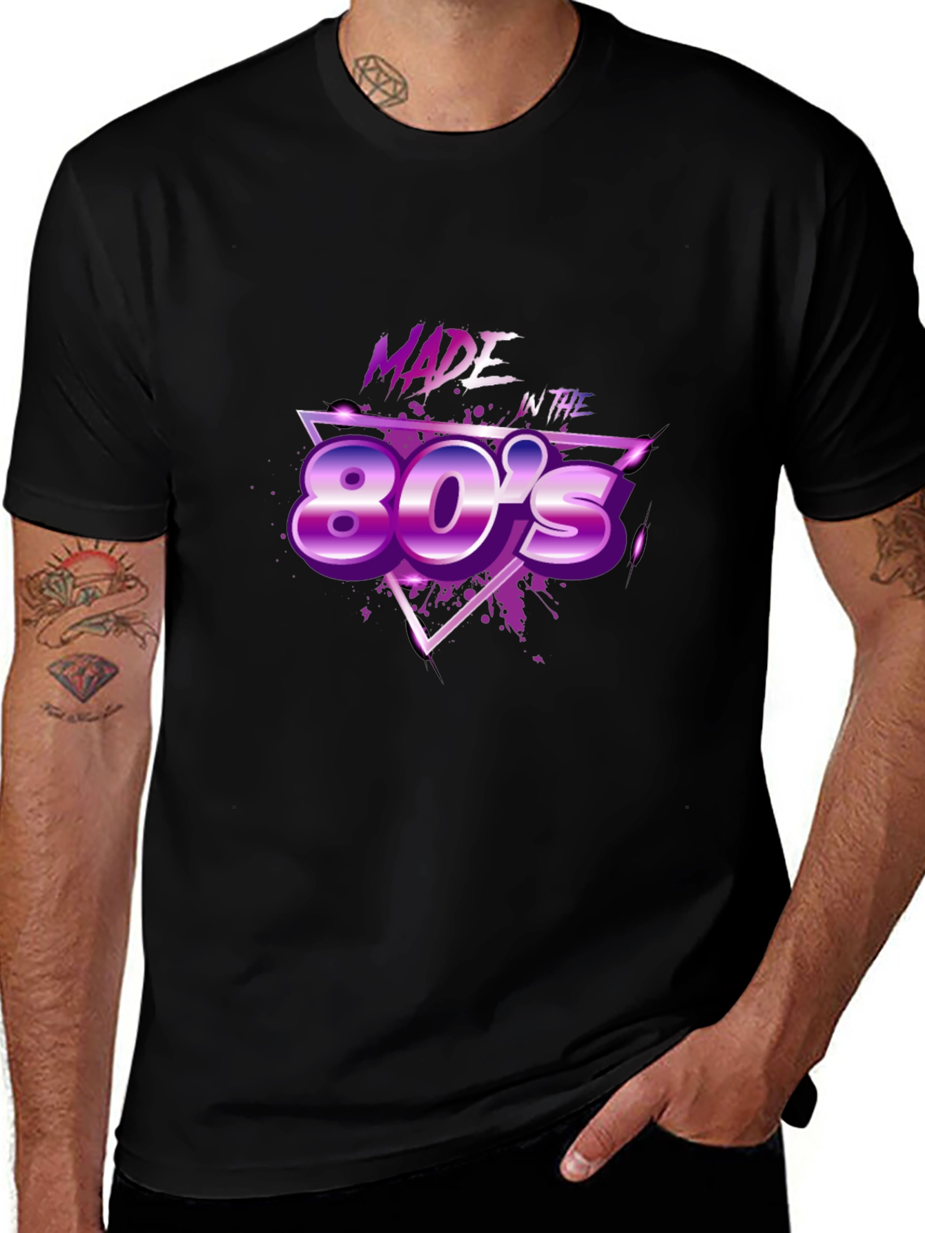 Made in the 80s Black T-Shirt