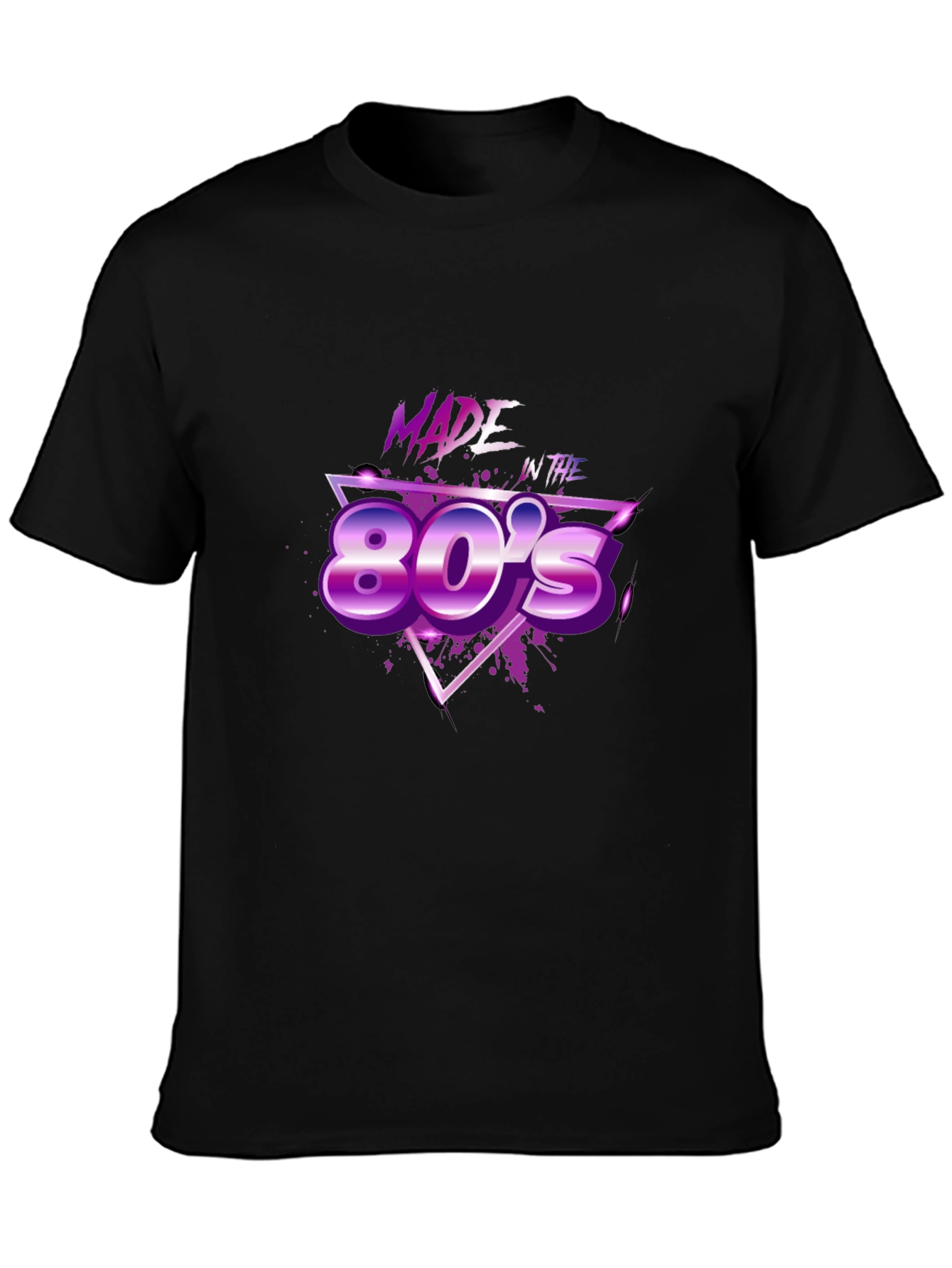 Made in the 80s Black T-Shirt