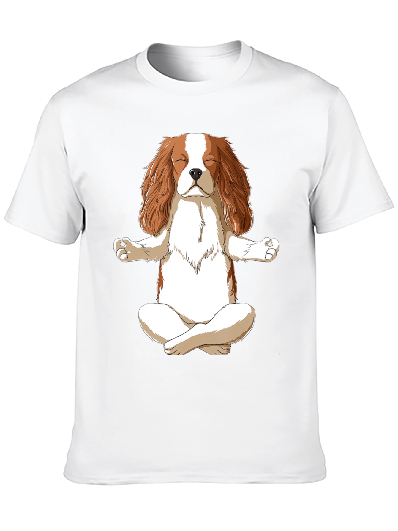 Zen Dog Meditation T-Shirt - Cute & Comfy
