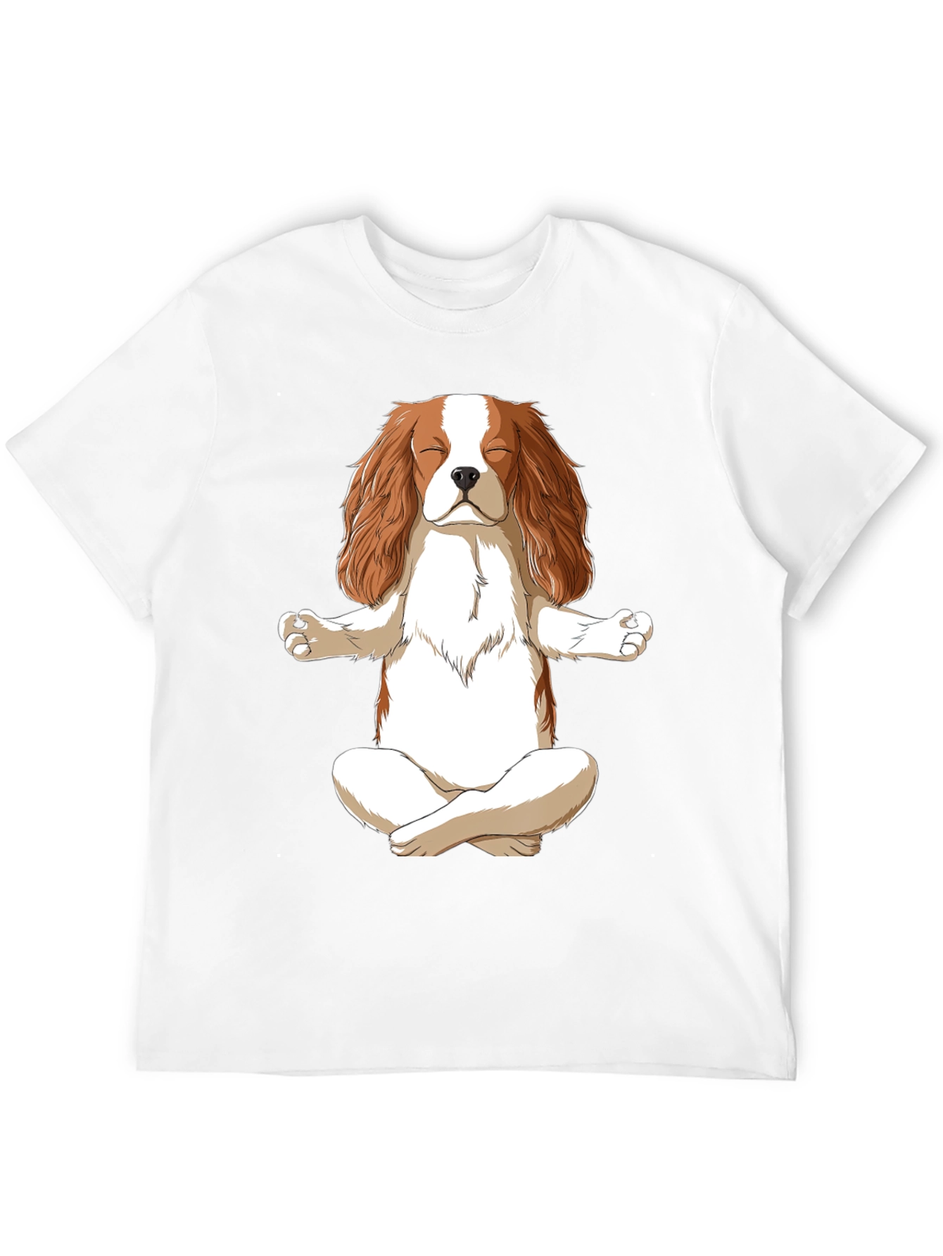 Zen Dog Meditation T-Shirt - Cute & Comfy