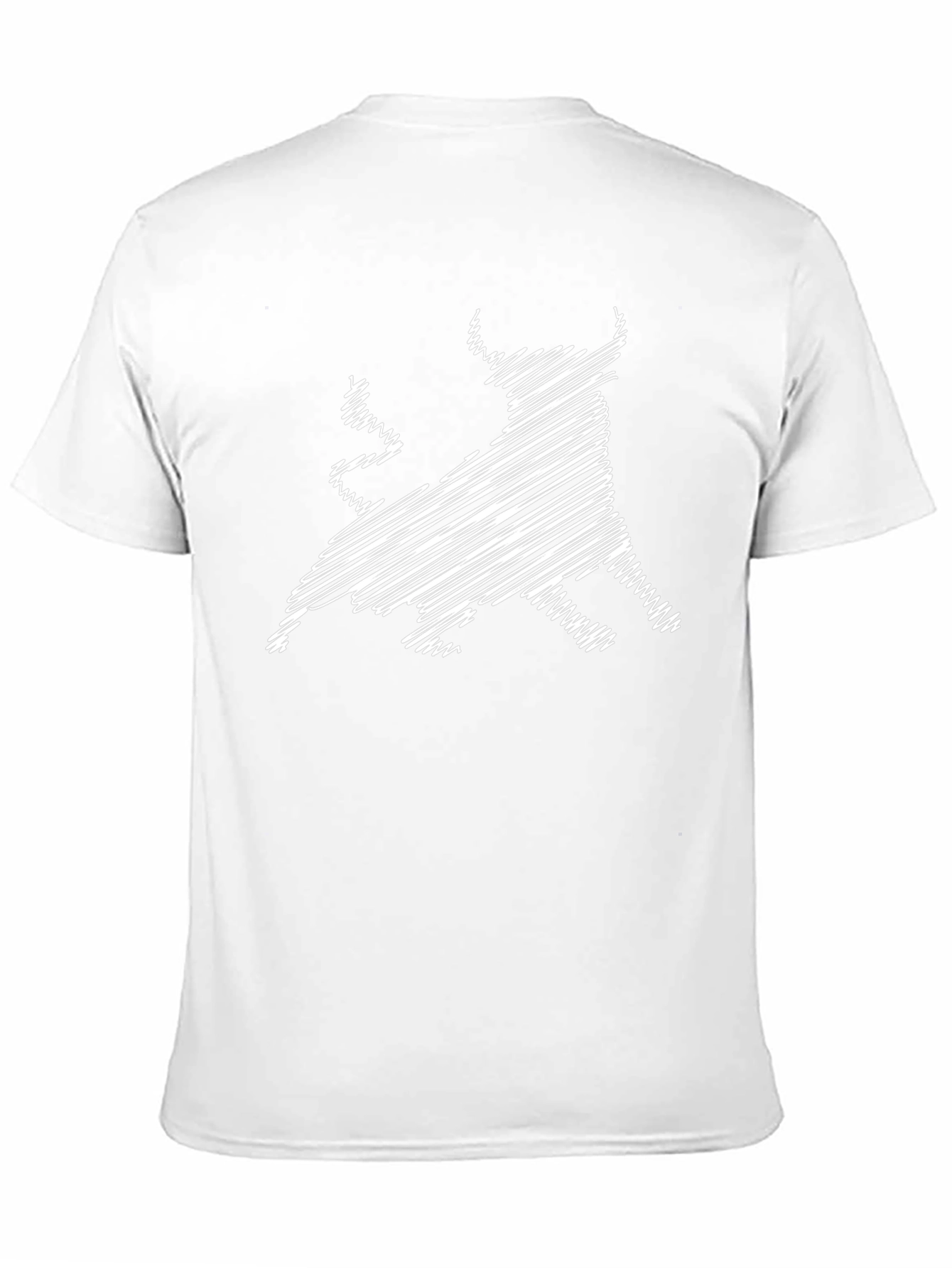 Bull Scribble Black T-Shirt - Stylish Mens Tee