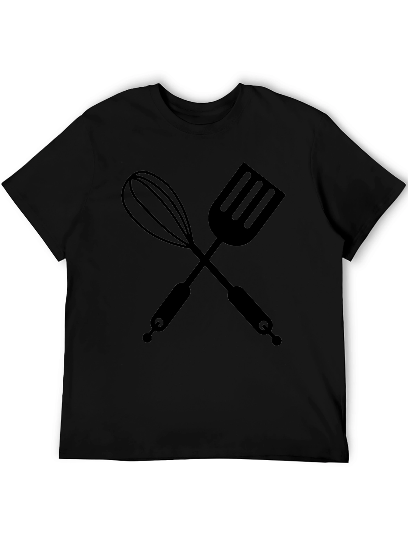 Chefs Tools T-Shirt - Whisk & Spatula Graphic Tee